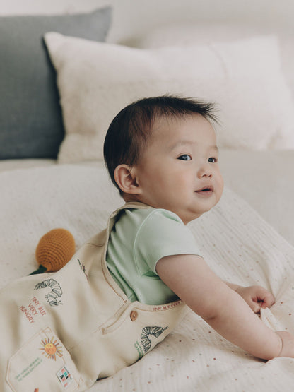 Neutral The Very Hungry Caterpillar Dungaree and Bodysuit Baby Set (0mths-2yrs) image 3