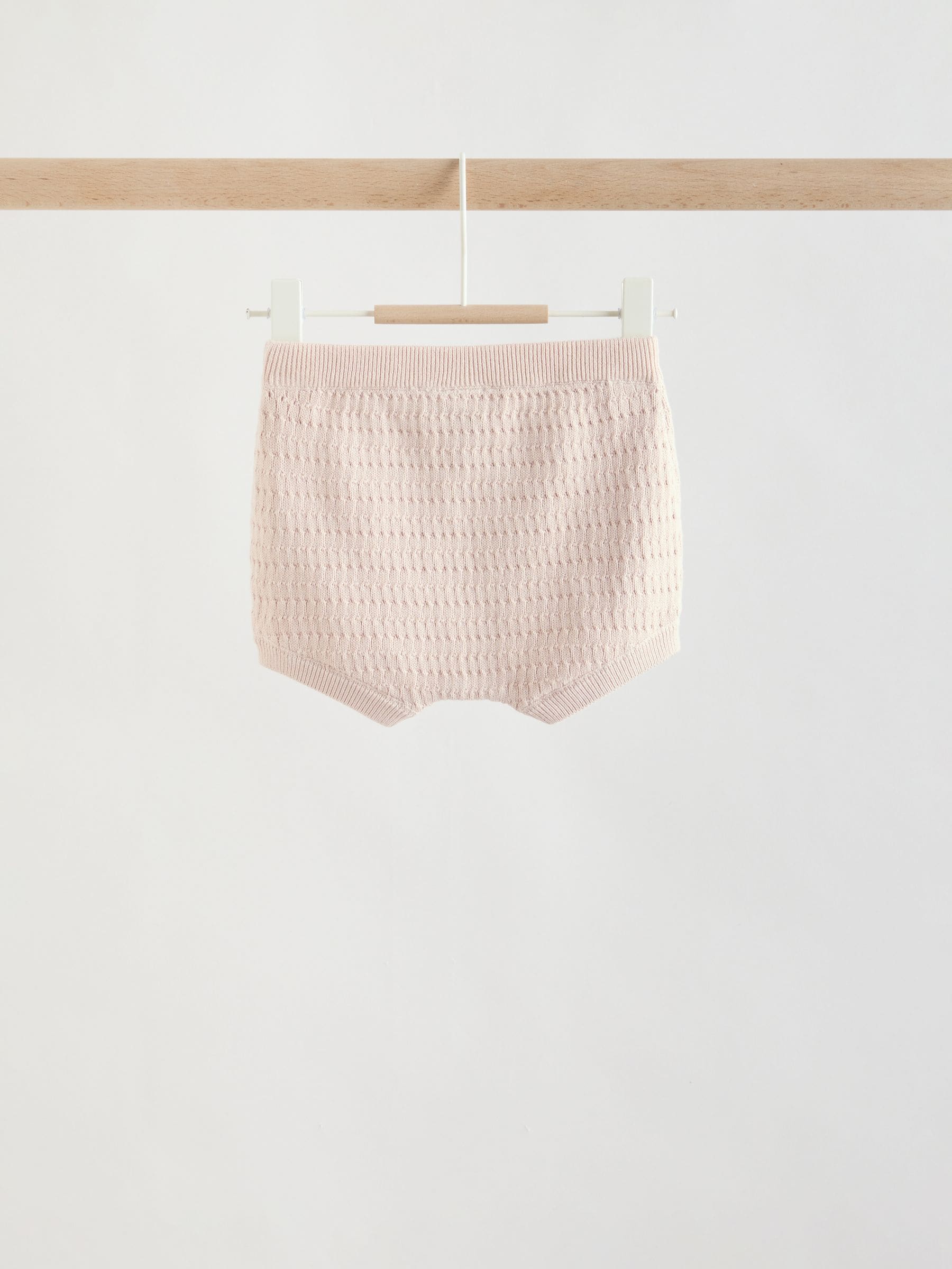 Neutral/Bright Farm Knitted Top and Shorts Baby Set (0mths-2yrs) image 6