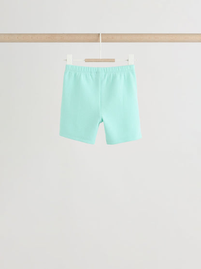 Blue/Lilac/Green Tops and Shorts 6 Piece Baby Set (0mths-2yrs) image 6