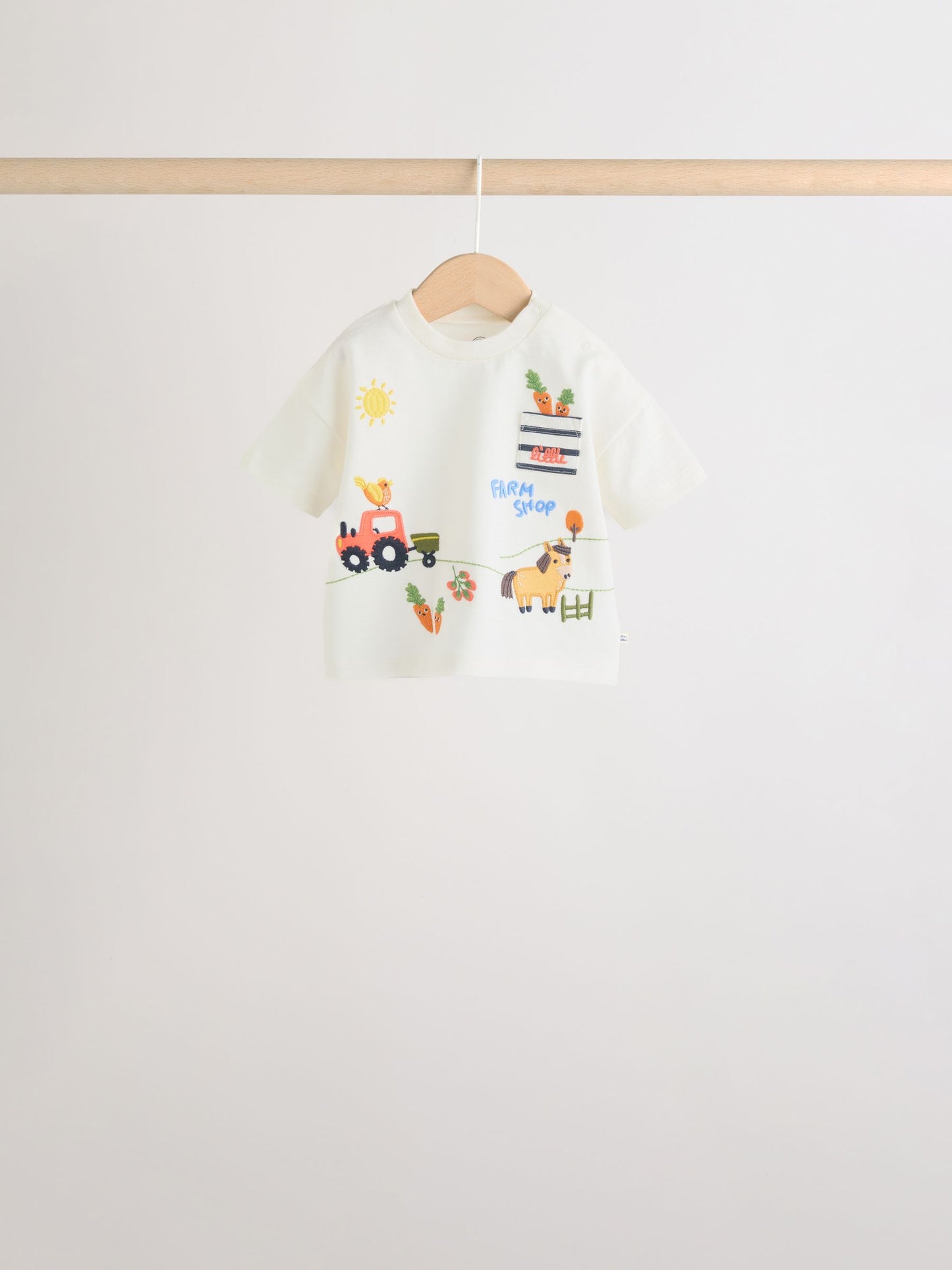 Dsiney Kidz - Blue/Red Homegrown Farm Tops and Shorts Baby Set 6 Piece (0mths-2yrs) image 3
