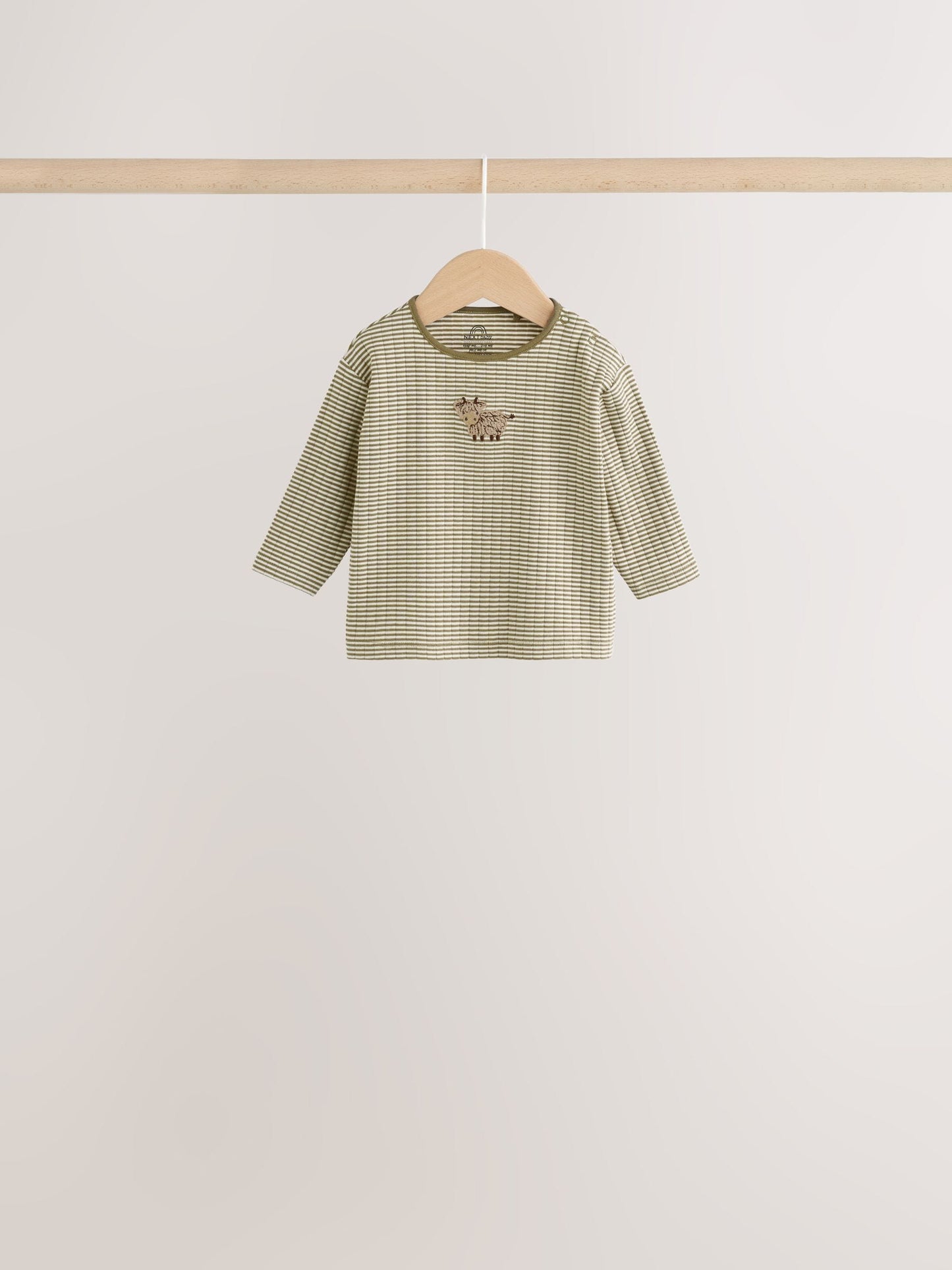Brown/Blue/Cream Hamish Farm Baby Top and Leggings Set 6 Piece (0mths-3yrs) image 3