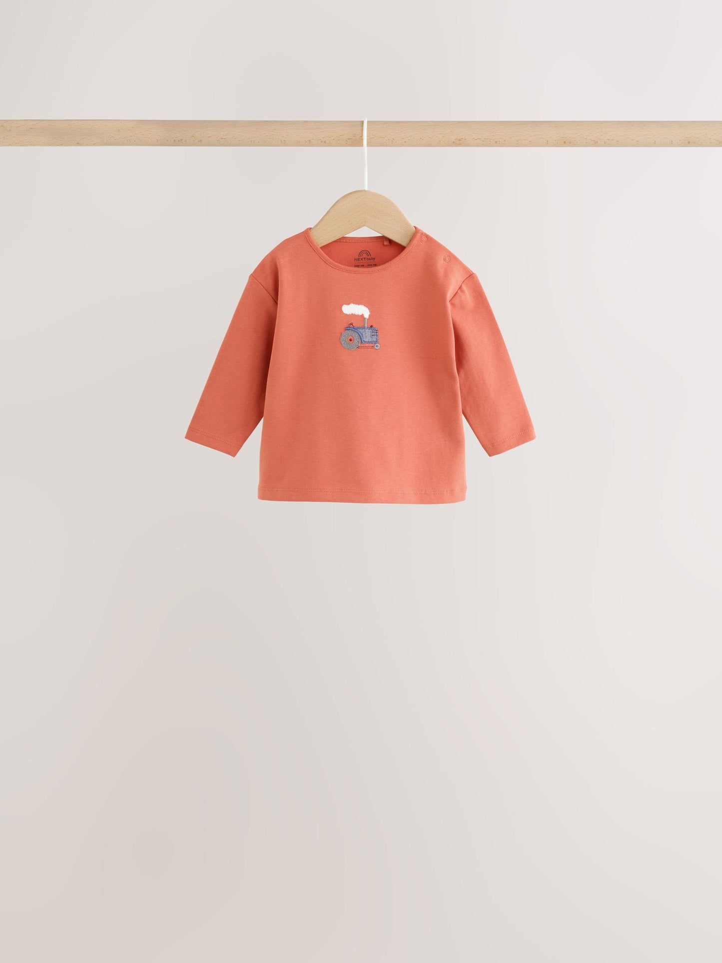 Brown/Blue/Cream Hamish Farm Baby Top and Leggings Set 6 Piece (0mths-3yrs) image 4