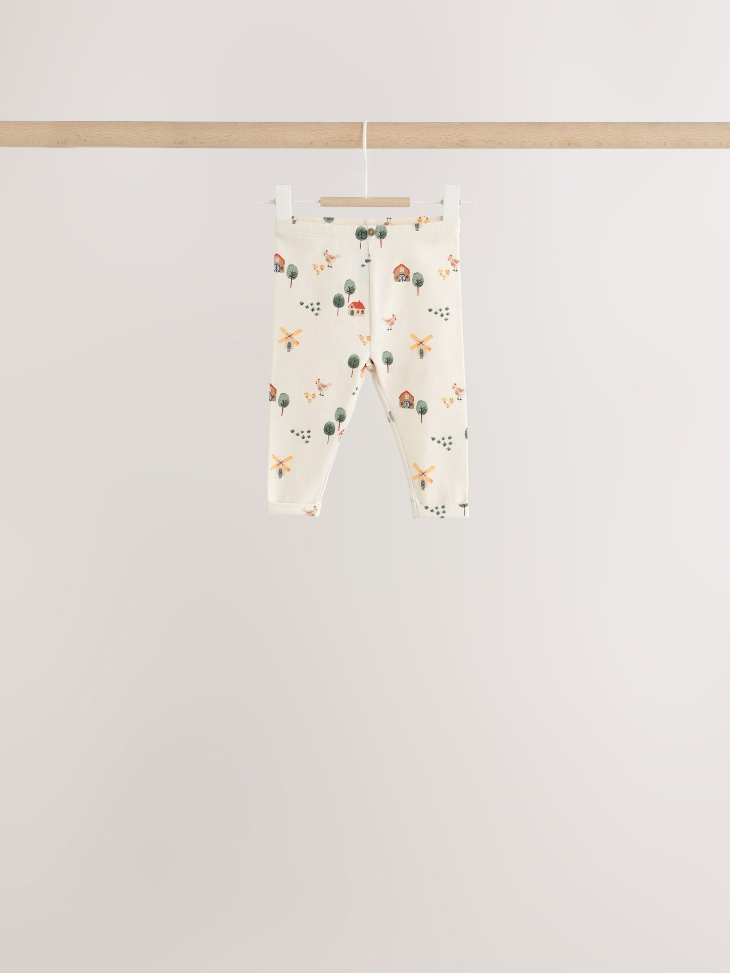 Brown/Blue/Cream Hamish Farm Baby Top and Leggings Set 6 Piece (0mths-3yrs) image 6