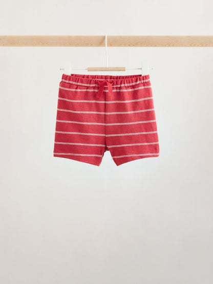 Red Farm Print Top and Shorts Baby Set (0mths-2yrs) image 3