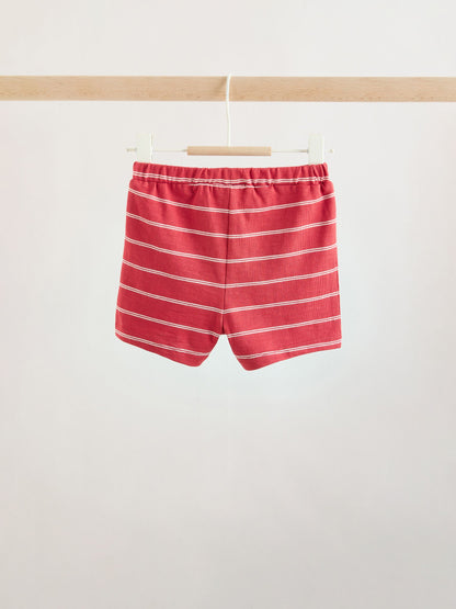Red Farm Print Top and Shorts Baby Set (0mths-2yrs) image 6