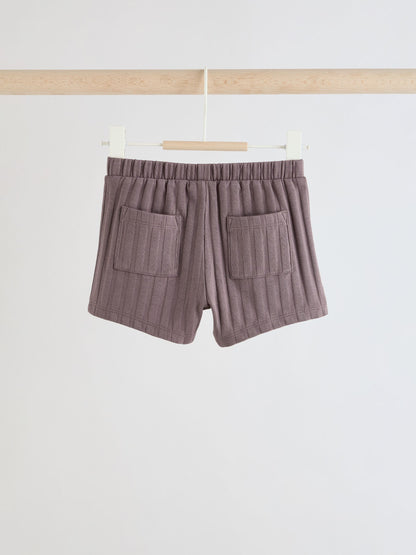 Brown Polo Top and Shorts Baby Set (0mths-2yrs) image 3