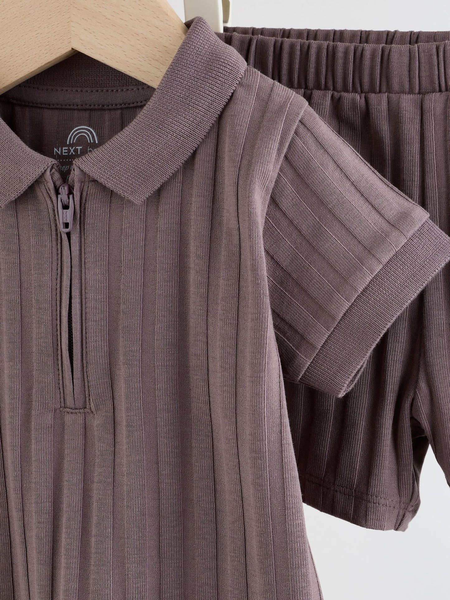 Brown Polo Top and Shorts Baby Set (0mths-2yrs) image 4