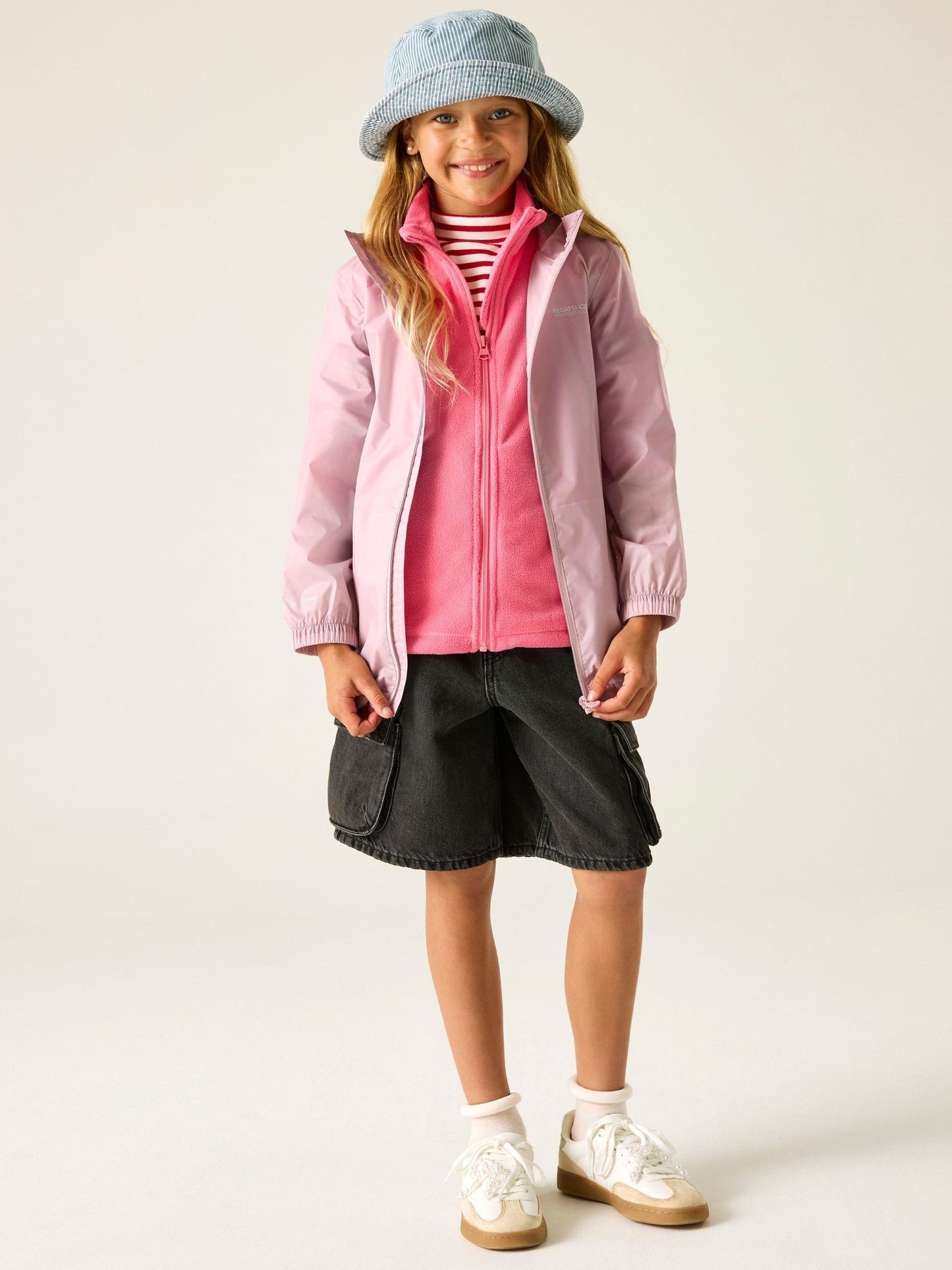 Dsiney Kidz - Regatta Purple Kids Waterproof Pack It Jacket image 2