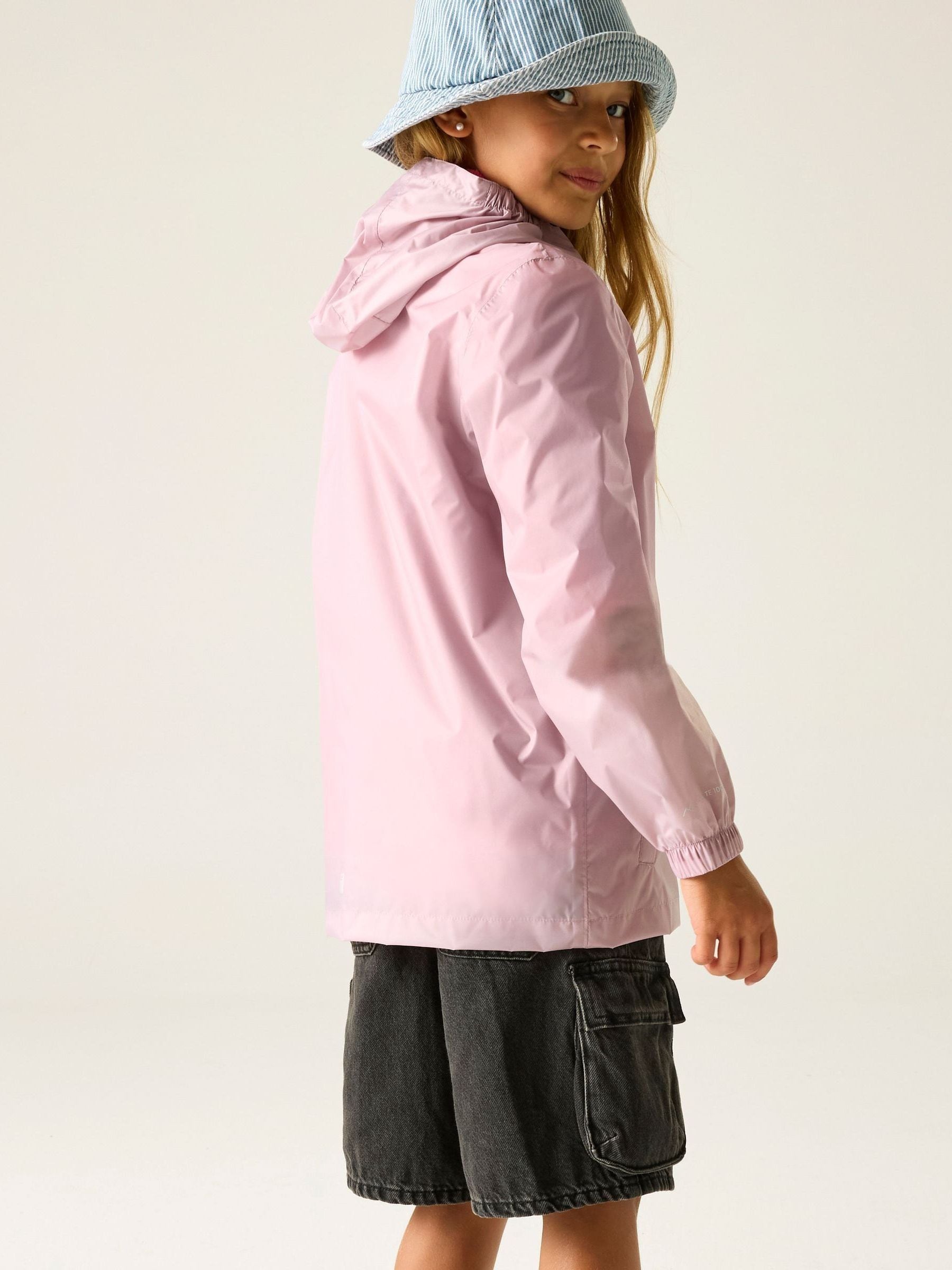 Dsiney Kidz - Regatta Purple Kids Waterproof Pack It Jacket image 3