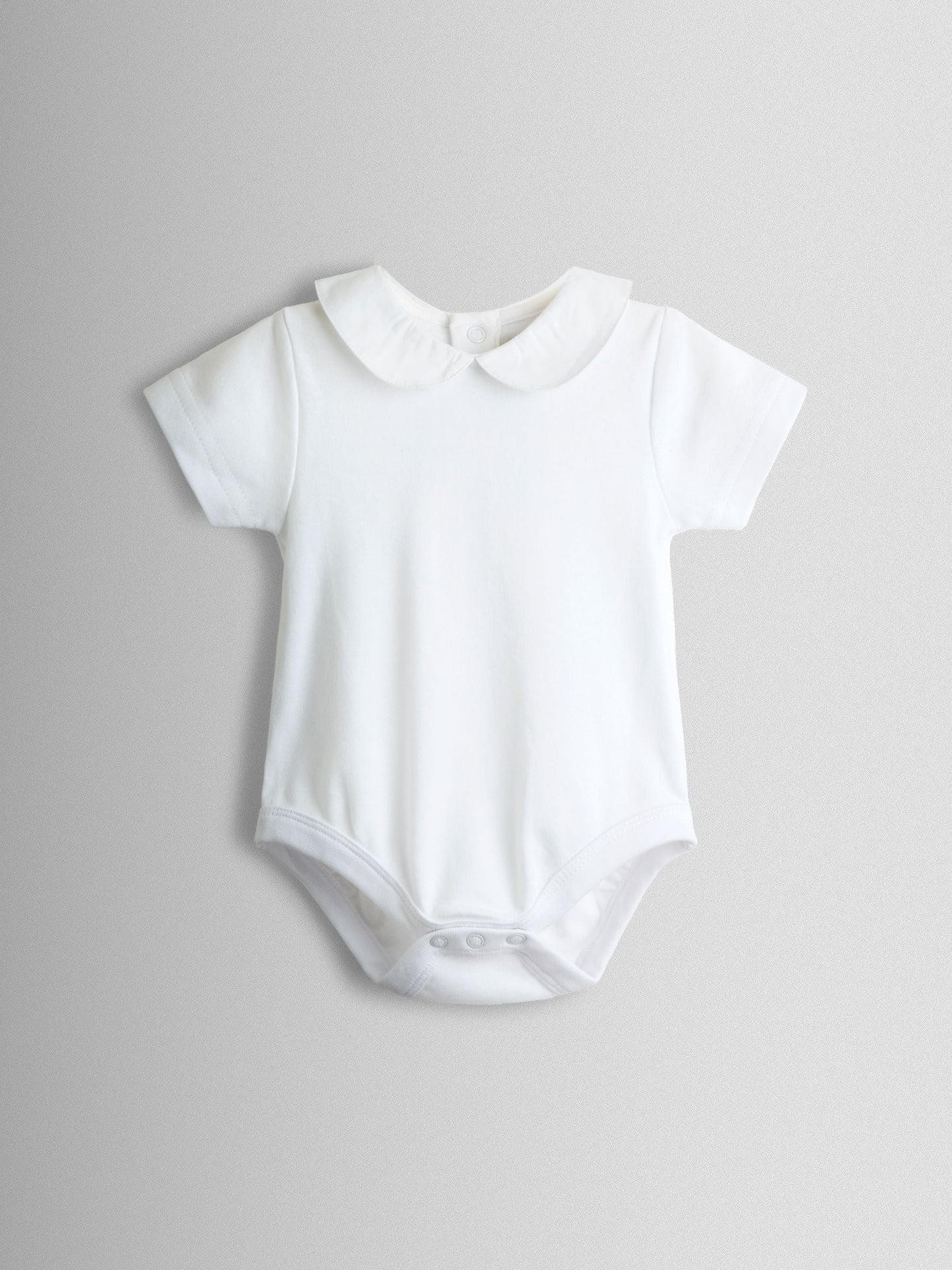 JoJo Maman Bébé Natural Peter Rabbit™ Checked Dungaree & Body Set image 5