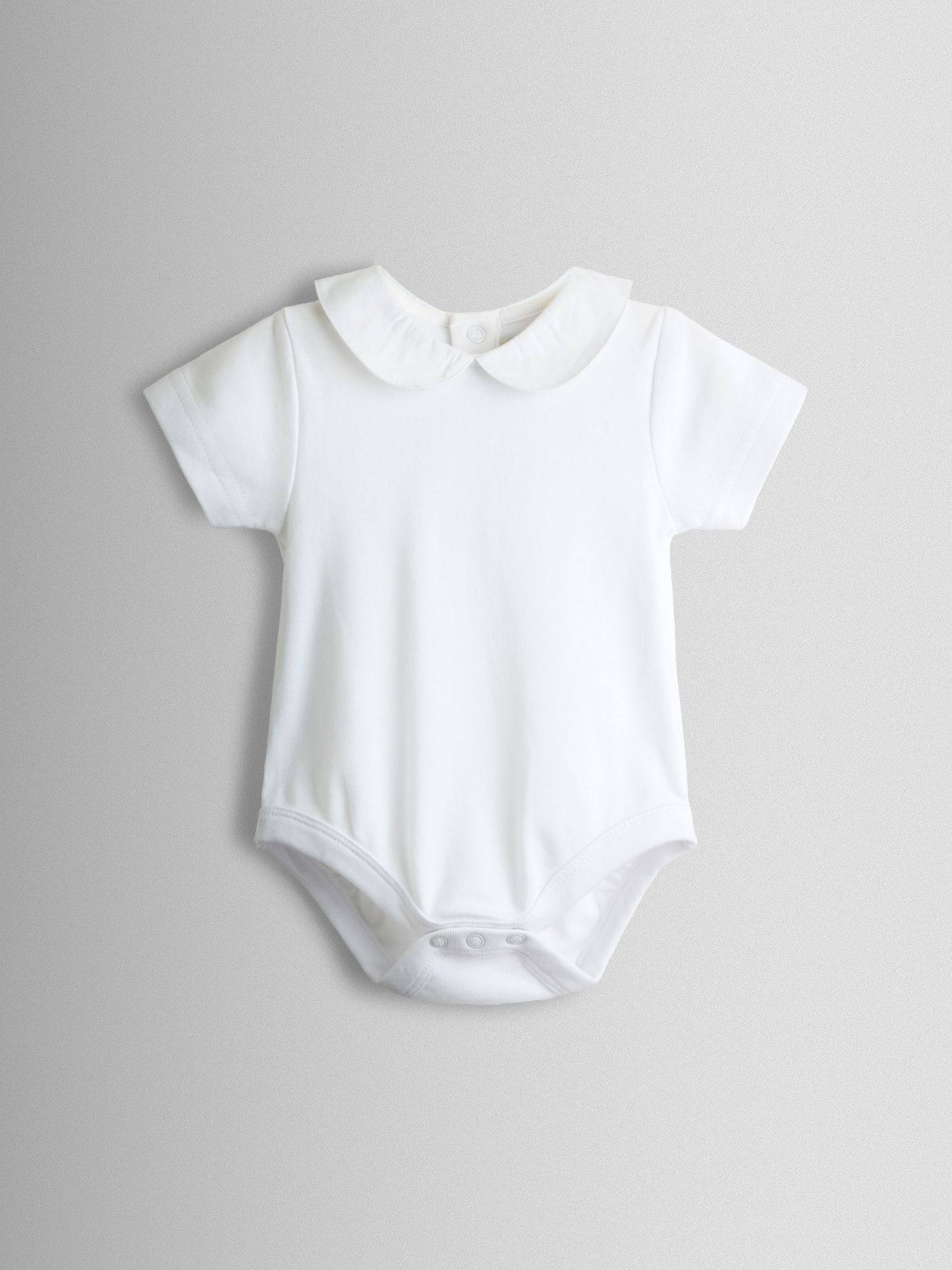 JoJo Maman Bébé Natural Peter Rabbit™ Checked Dungaree & Body Set image 5