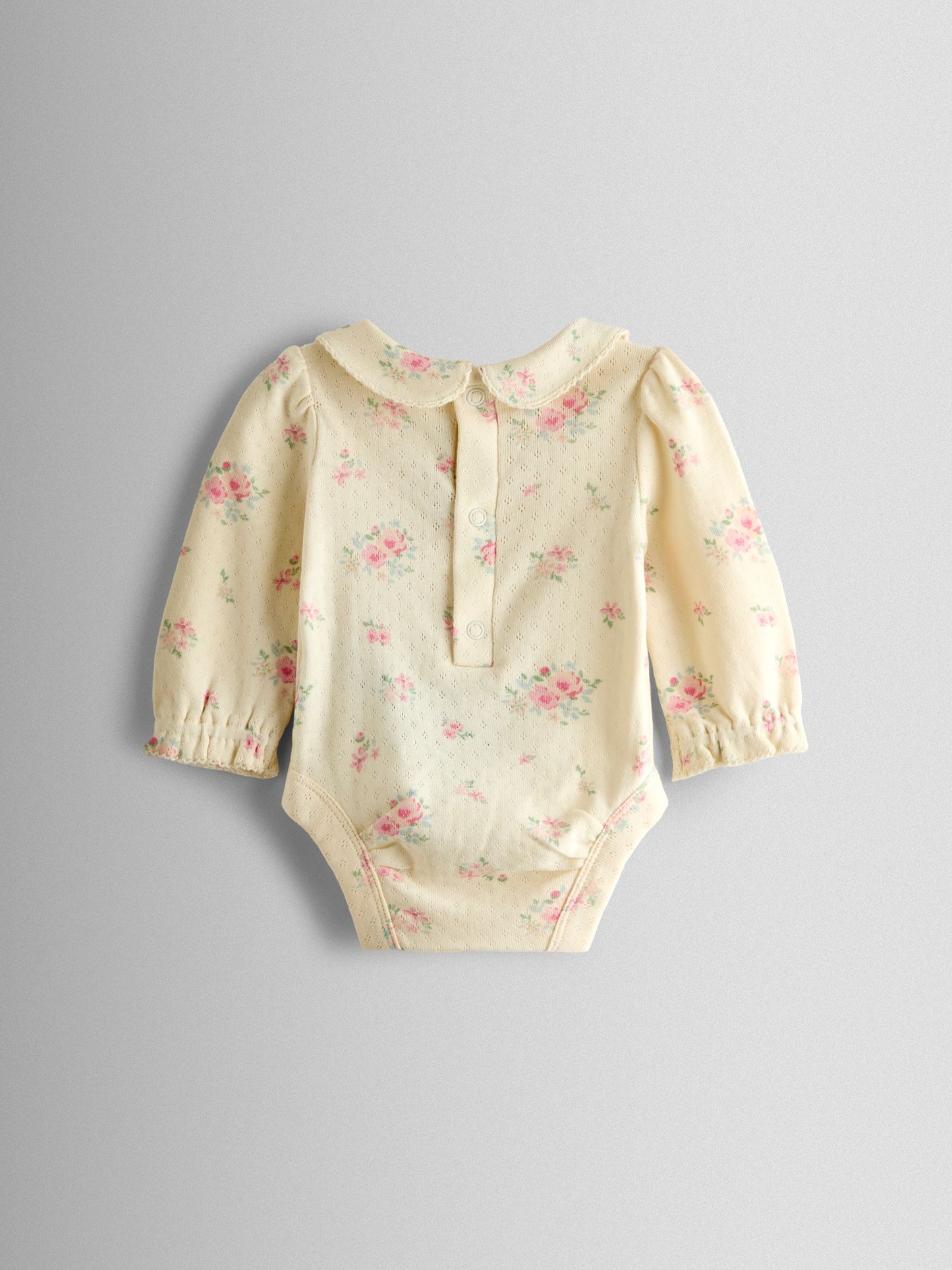 JoJo Maman Bébé Pink Floral Bubble Dungaree and Body Set image 5