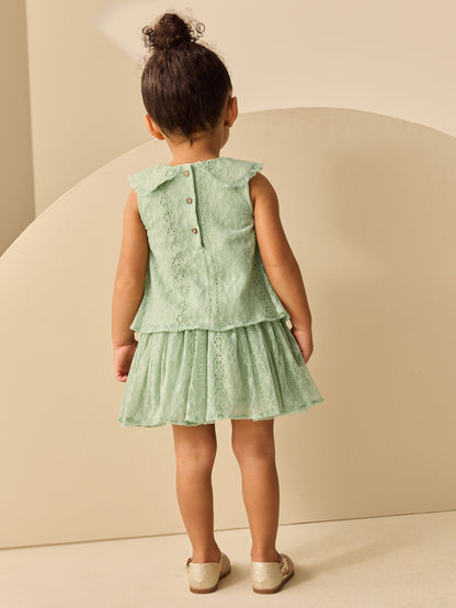Mint Lace Top & Skirt Set (3mths-7yrs) image 4