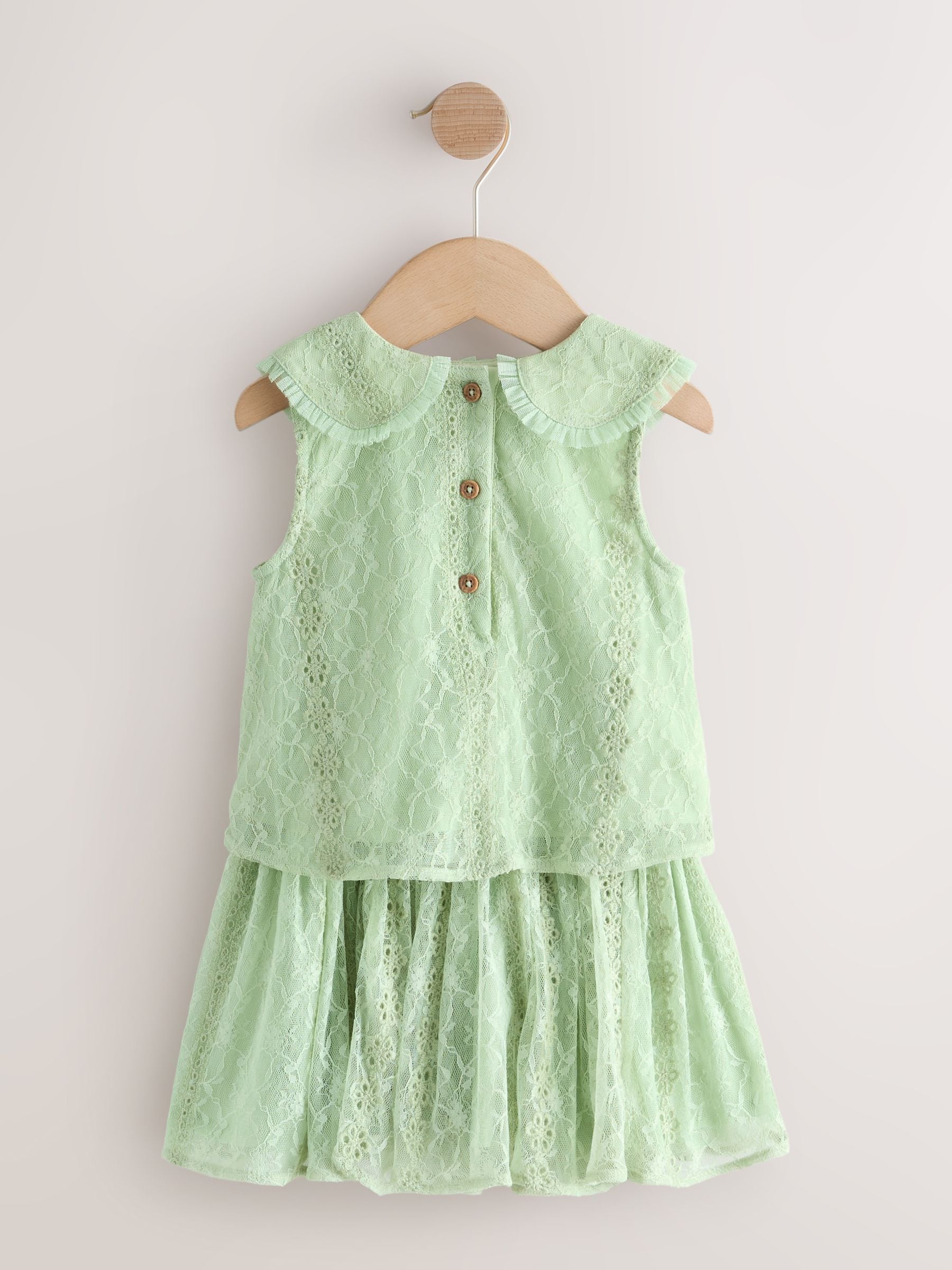 Mint Lace Top & Skirt Set (3mths-7yrs) image 7