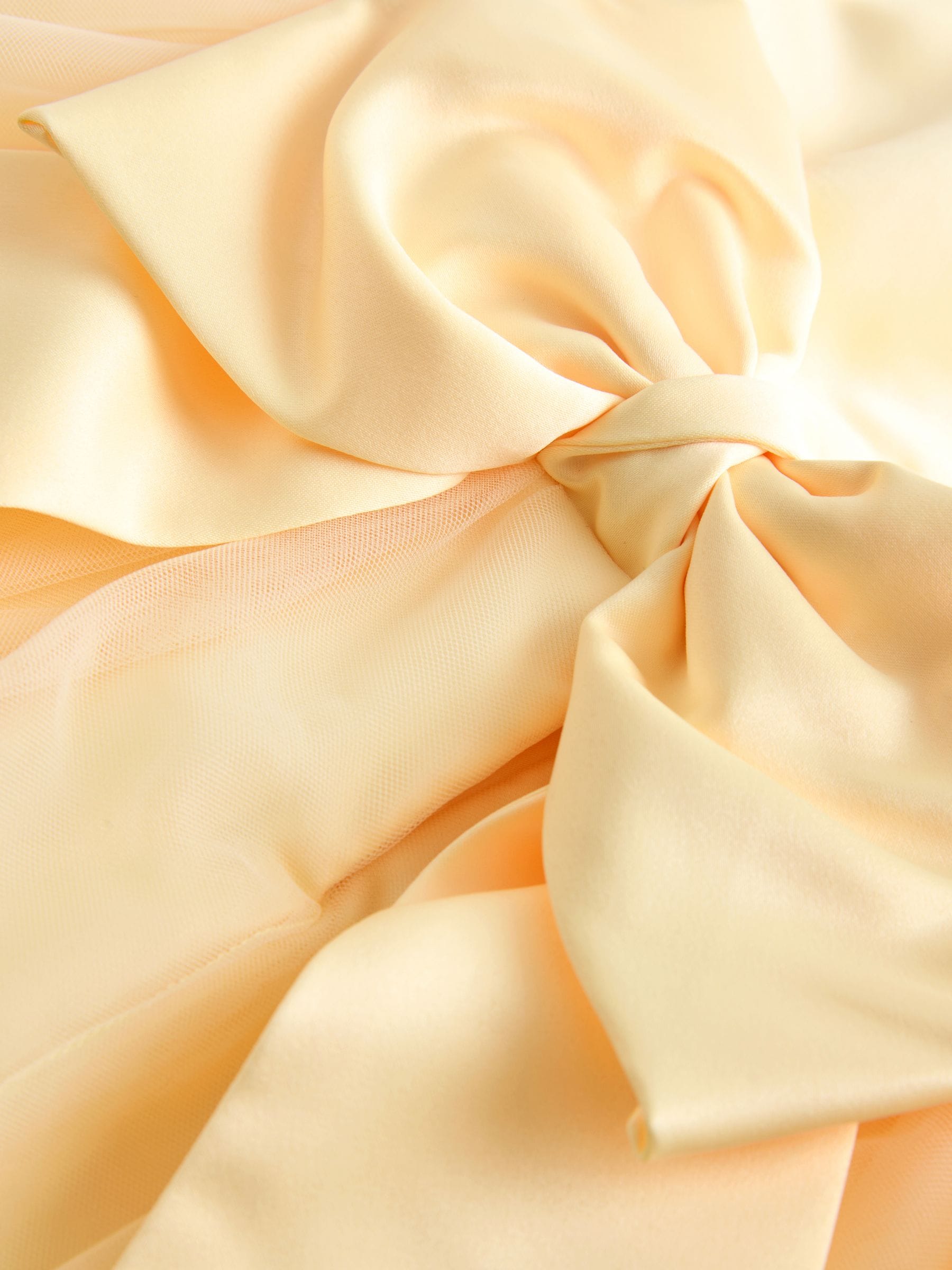Yellow Flower Girl Bow Dress (3-12yrs) image 6