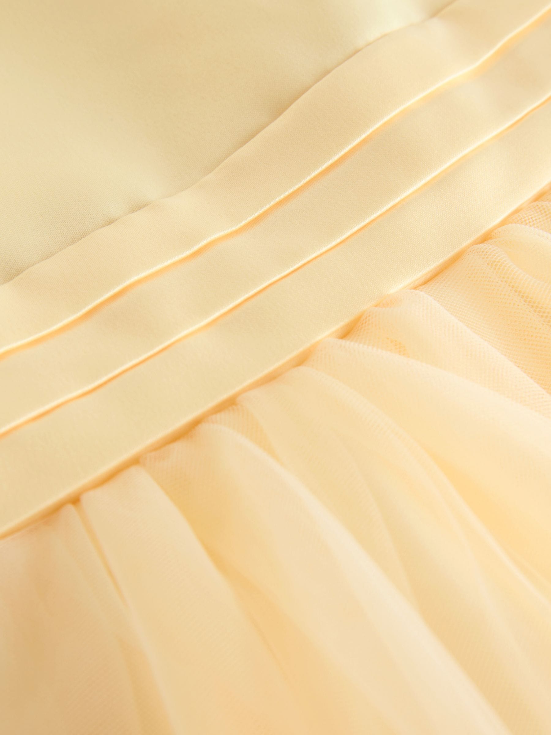 Yellow Flower Girl Bow Dress (3-12yrs) image 8