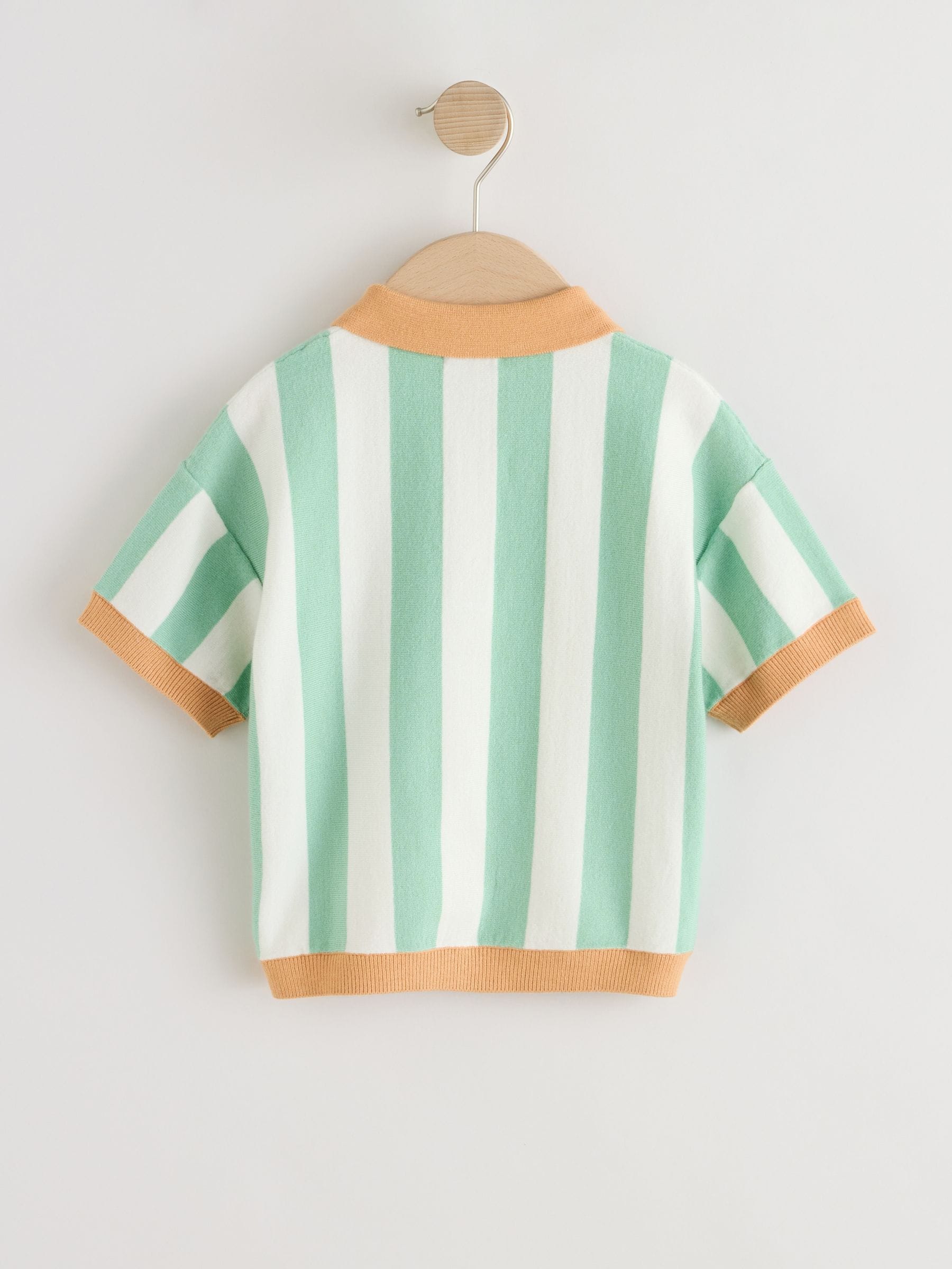 Dsiney Kidz - Striped Character Button Neck Knitted Polo Shirt (3mths-7yrs) image 6