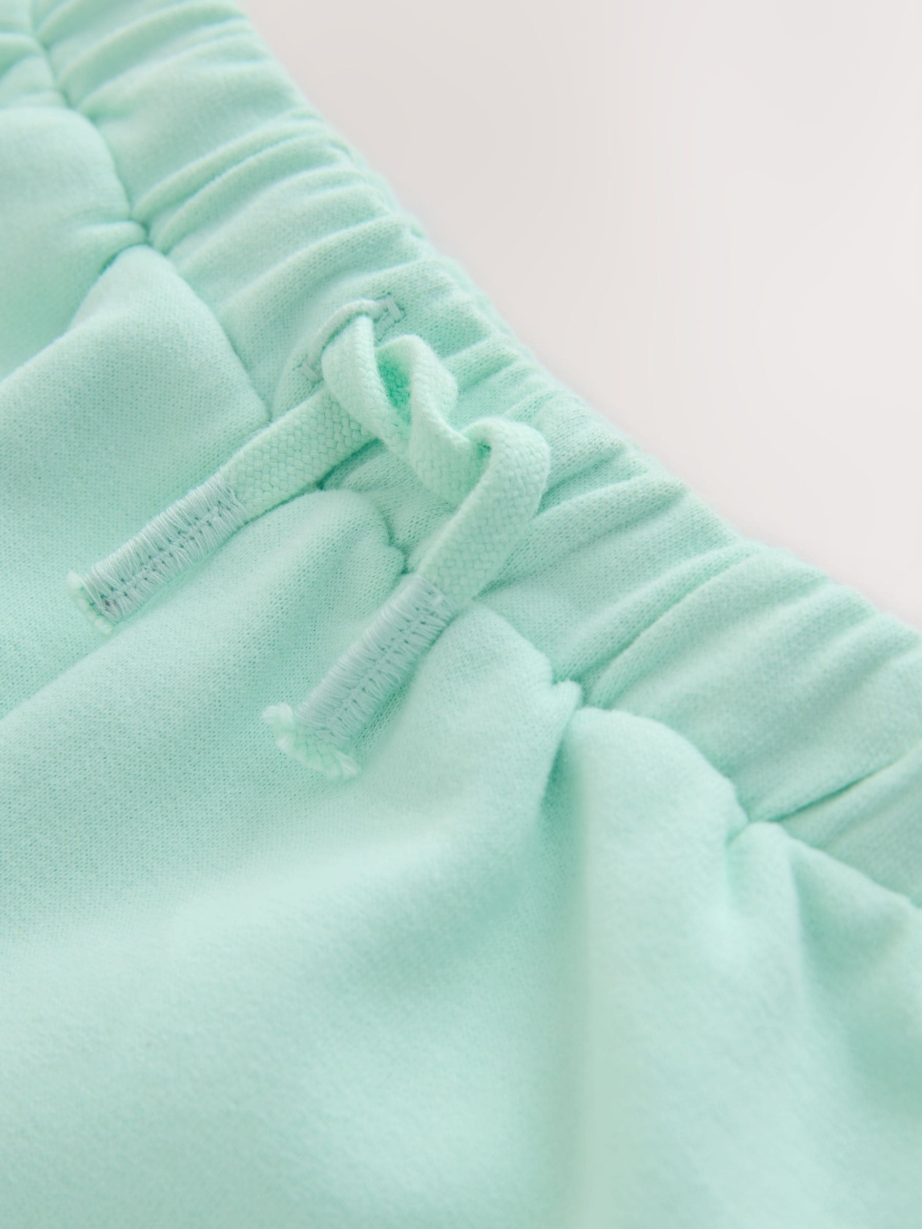 Mint Green Plain Sweat Shorts (3mths-7yrs) image 7