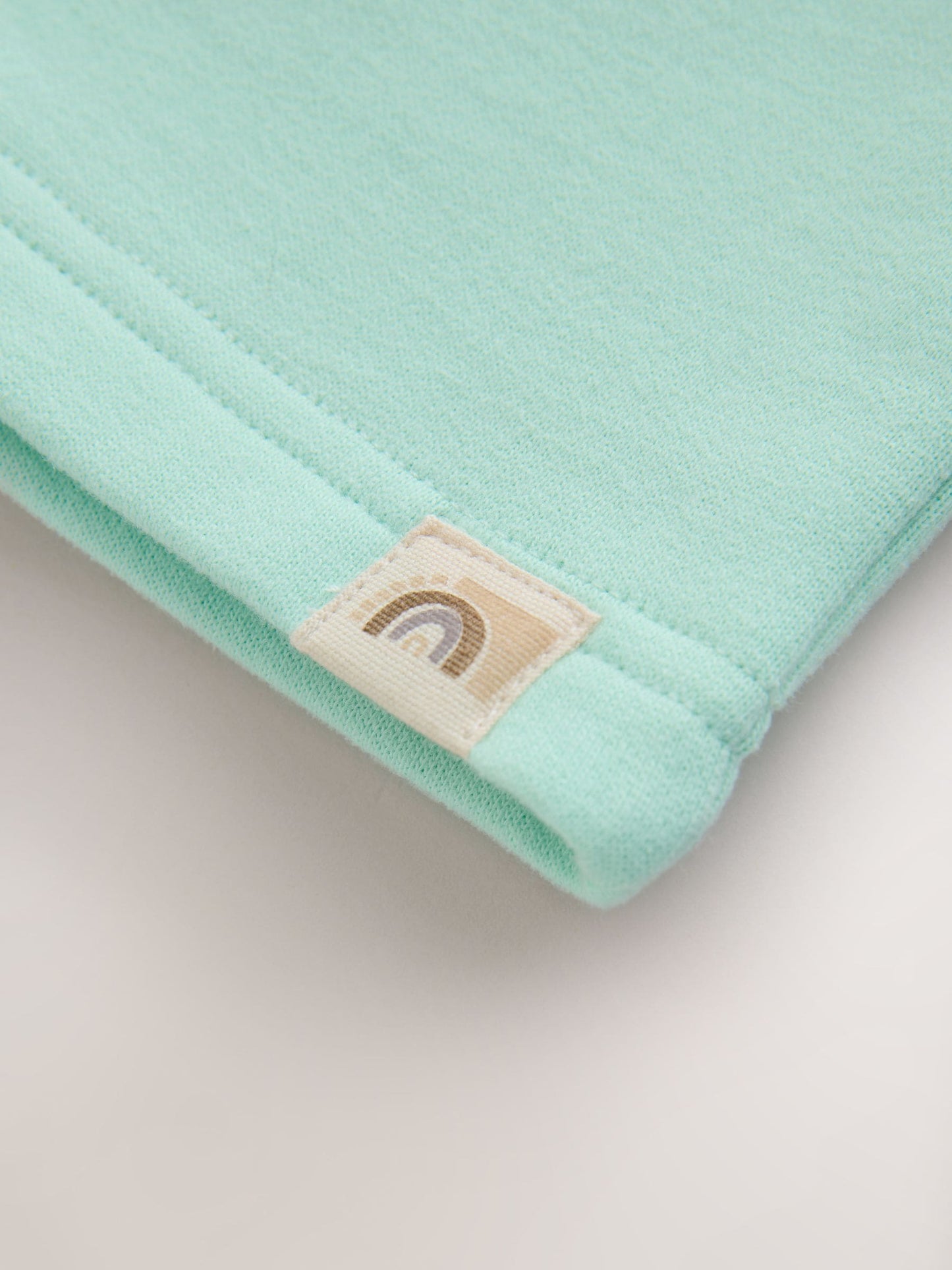 Mint Green Plain Sweat Shorts (3mths-7yrs) image 8