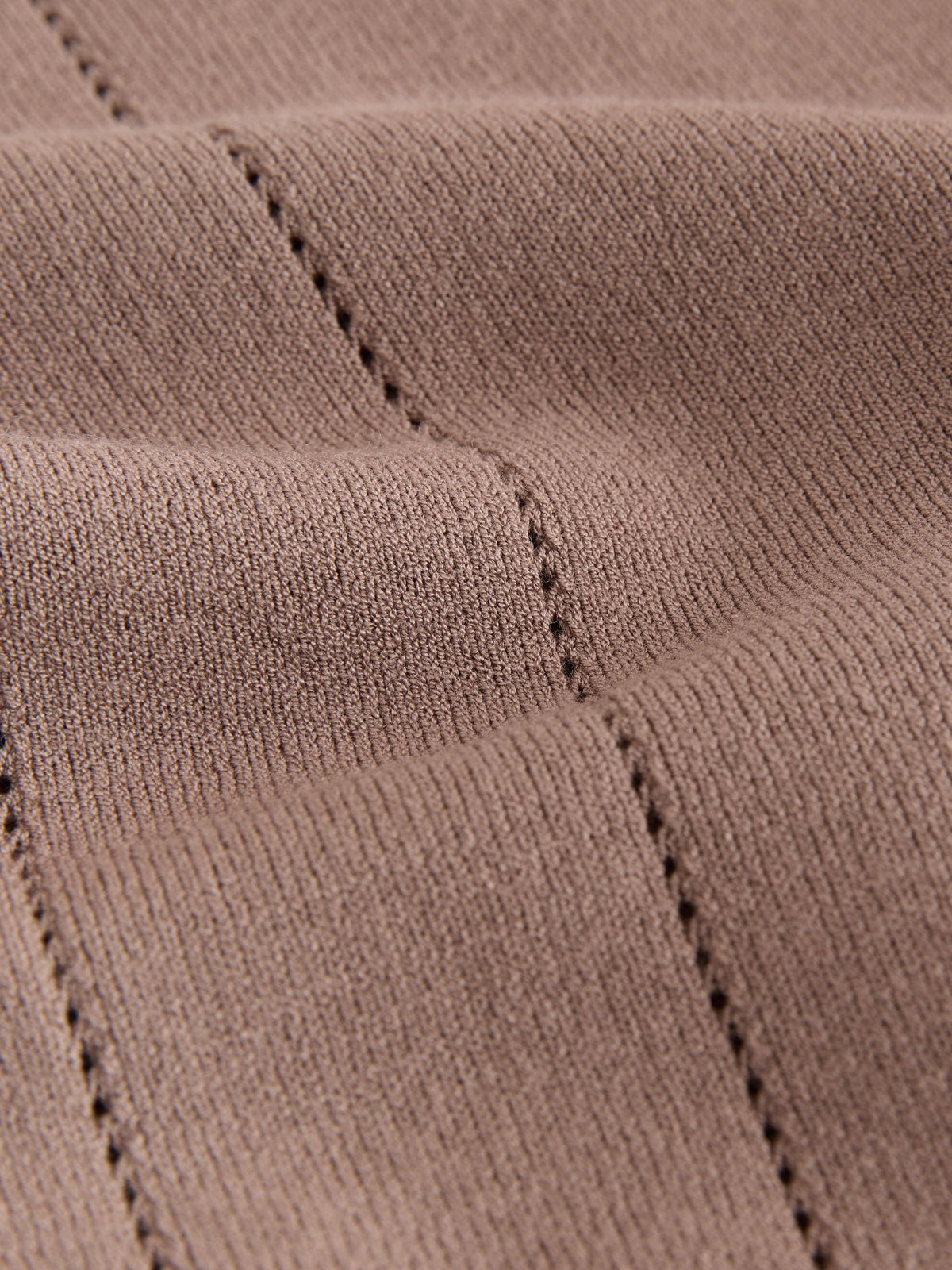 Dsiney Kidz - Taupe Brown Knitted Revere Collar Polo Shirt (3-16yrs) image 3
