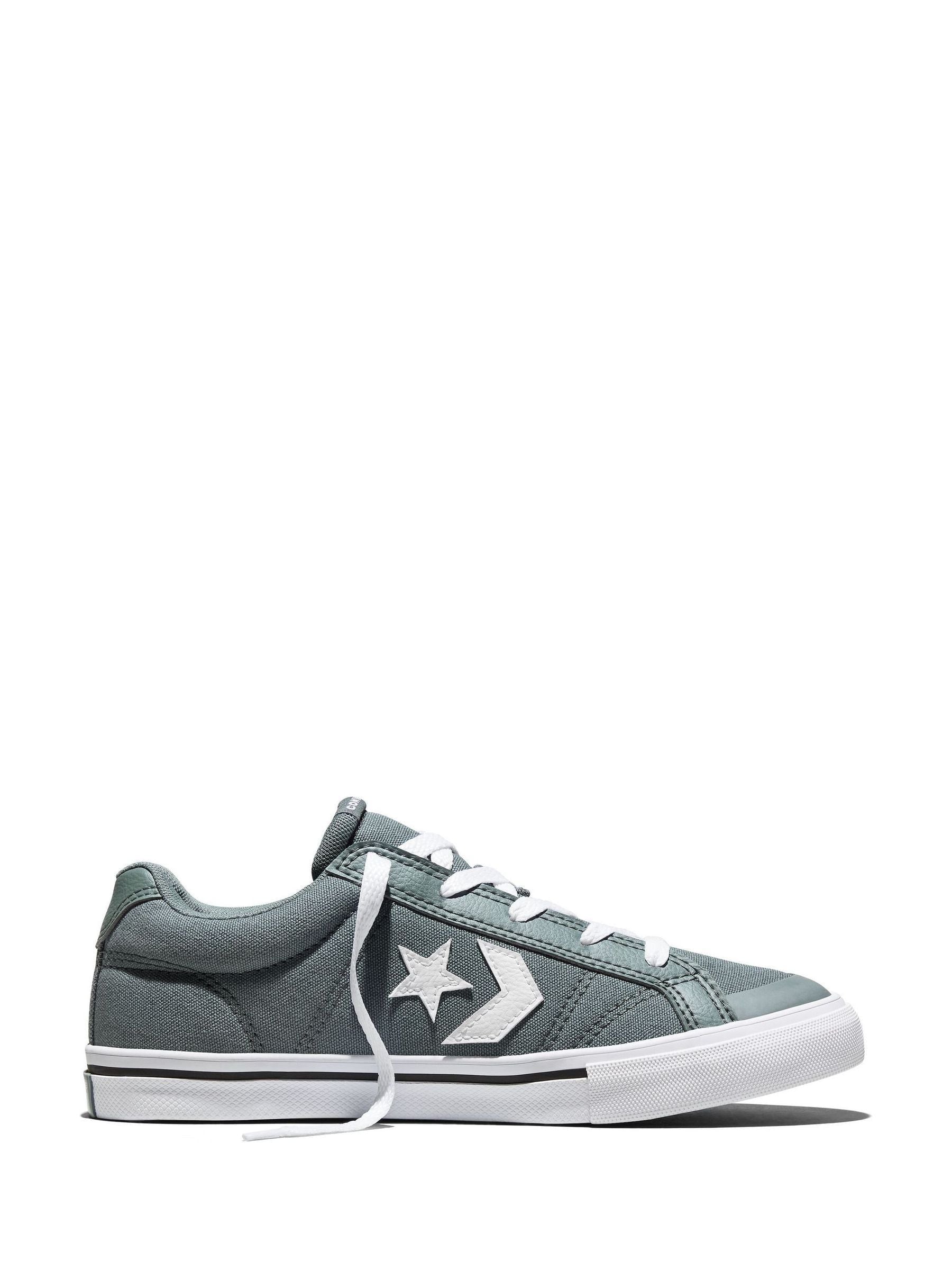 Converse Grey/White Sport Casual Low Trainers image 1
