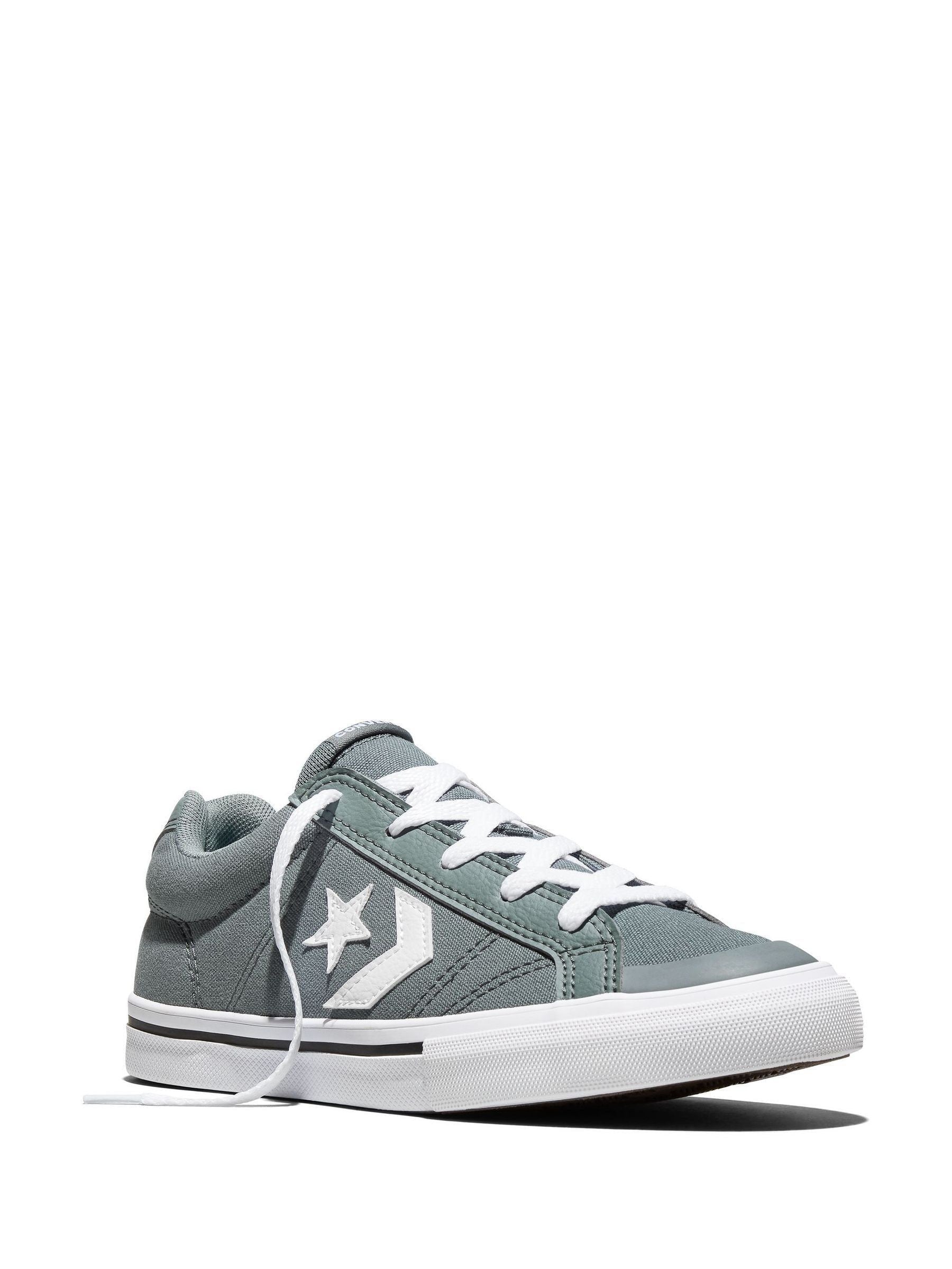 Converse Grey/White Sport Casual Low Trainers image 3