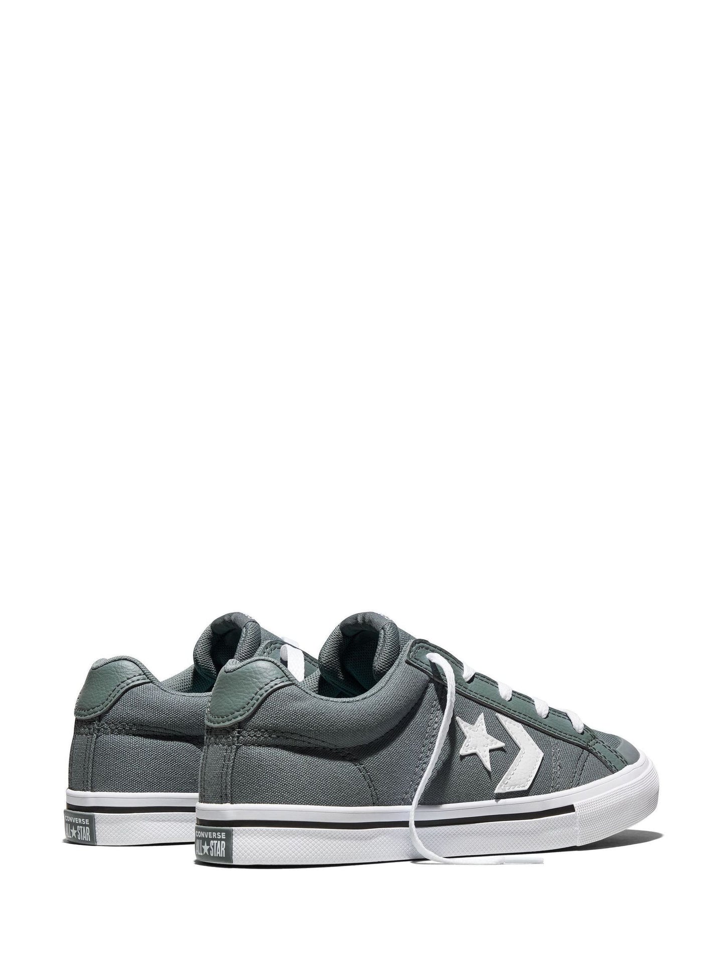 Converse Grey/White Sport Casual Low Trainers image 5