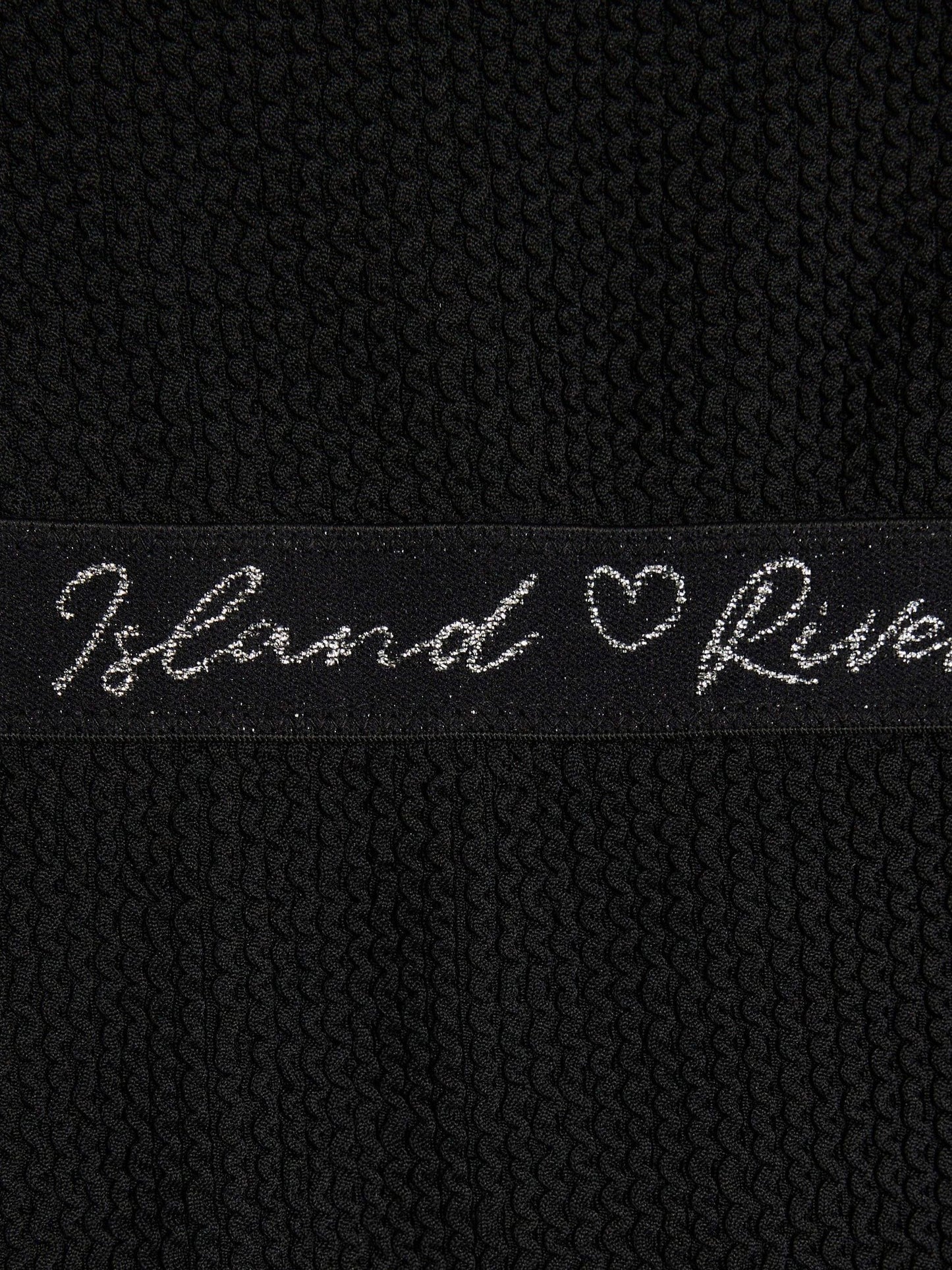 Dsiney Kidz - River Island Black Elastic Textured Swimsuit image 4