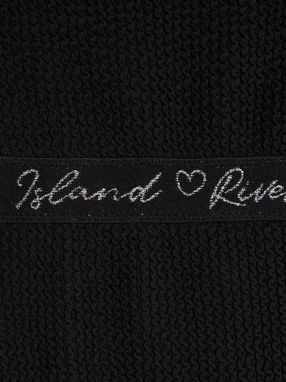 Dsiney Kidz - River Island Black Elastic Textured Swimsuit image 4