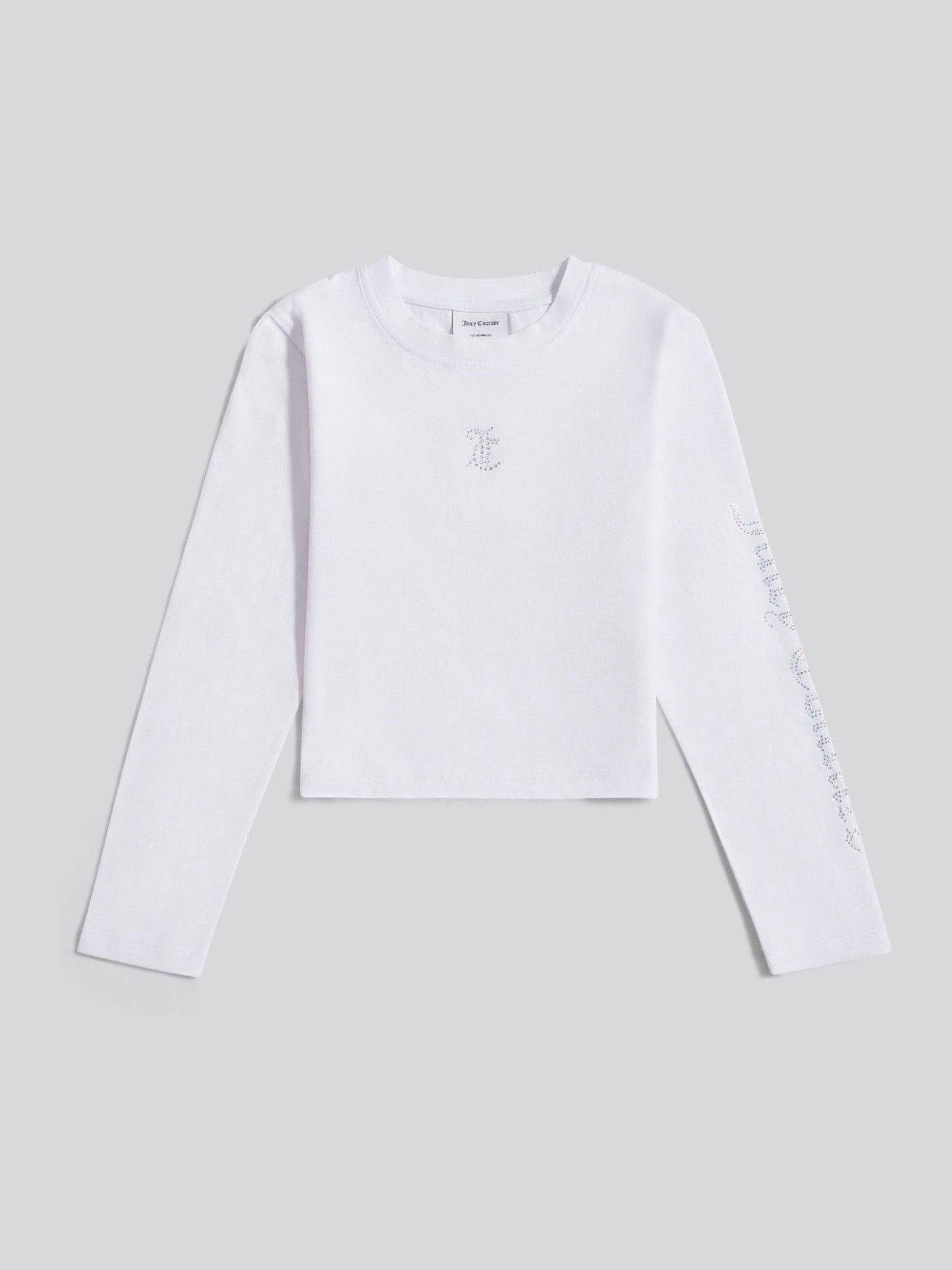 Dsiney Kidz - Juicy Couture White Baby Diamante Arm Long Sleeve T-Shirt image 1