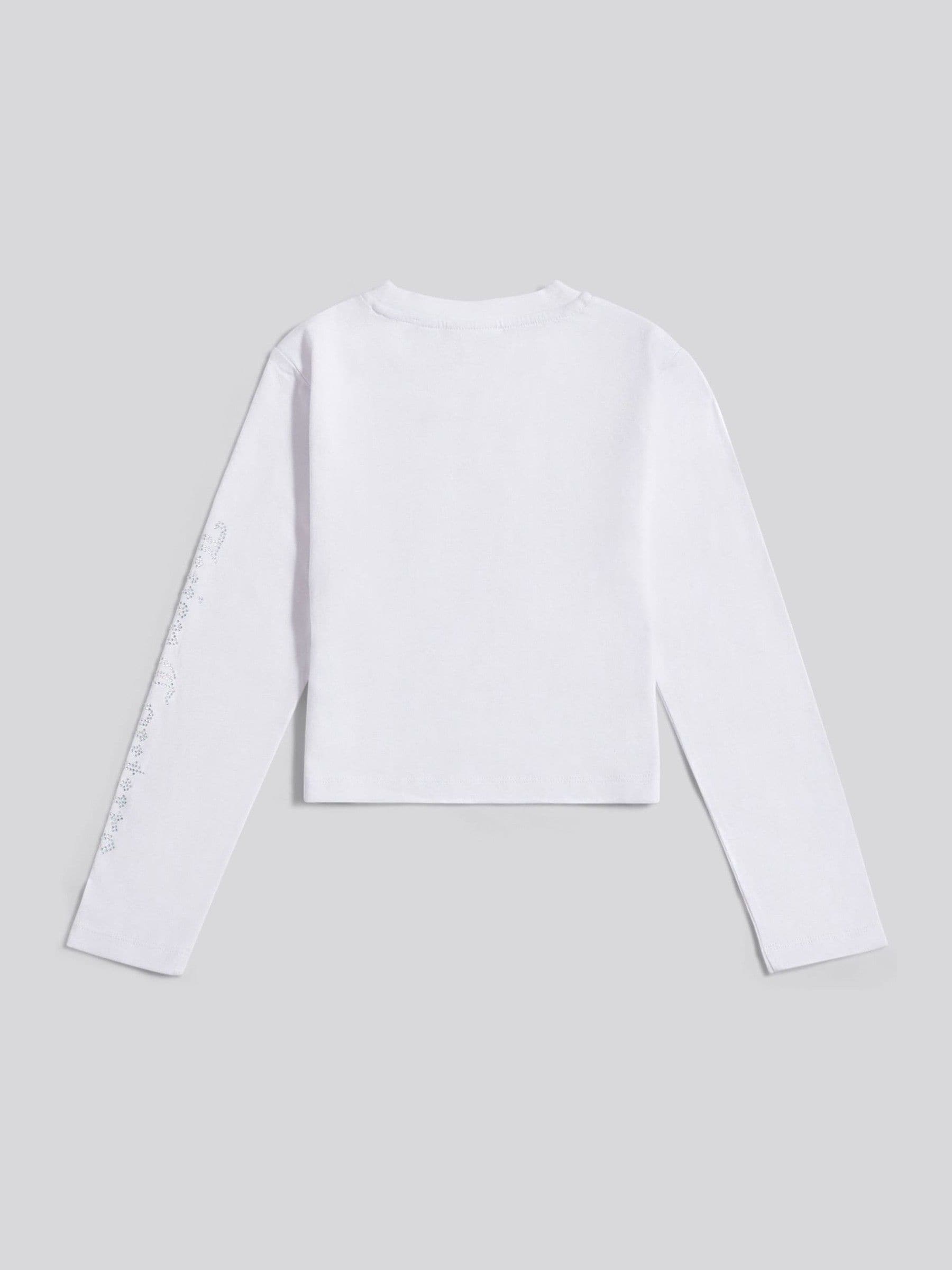 Dsiney Kidz - Juicy Couture White Baby Diamante Arm Long Sleeve T-Shirt image 2