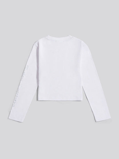 Dsiney Kidz - Juicy Couture White Baby Diamante Arm Long Sleeve T-Shirt image 2