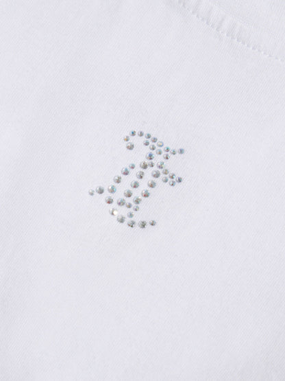 Dsiney Kidz - Juicy Couture White Baby Diamante Arm Long Sleeve T-Shirt image 3