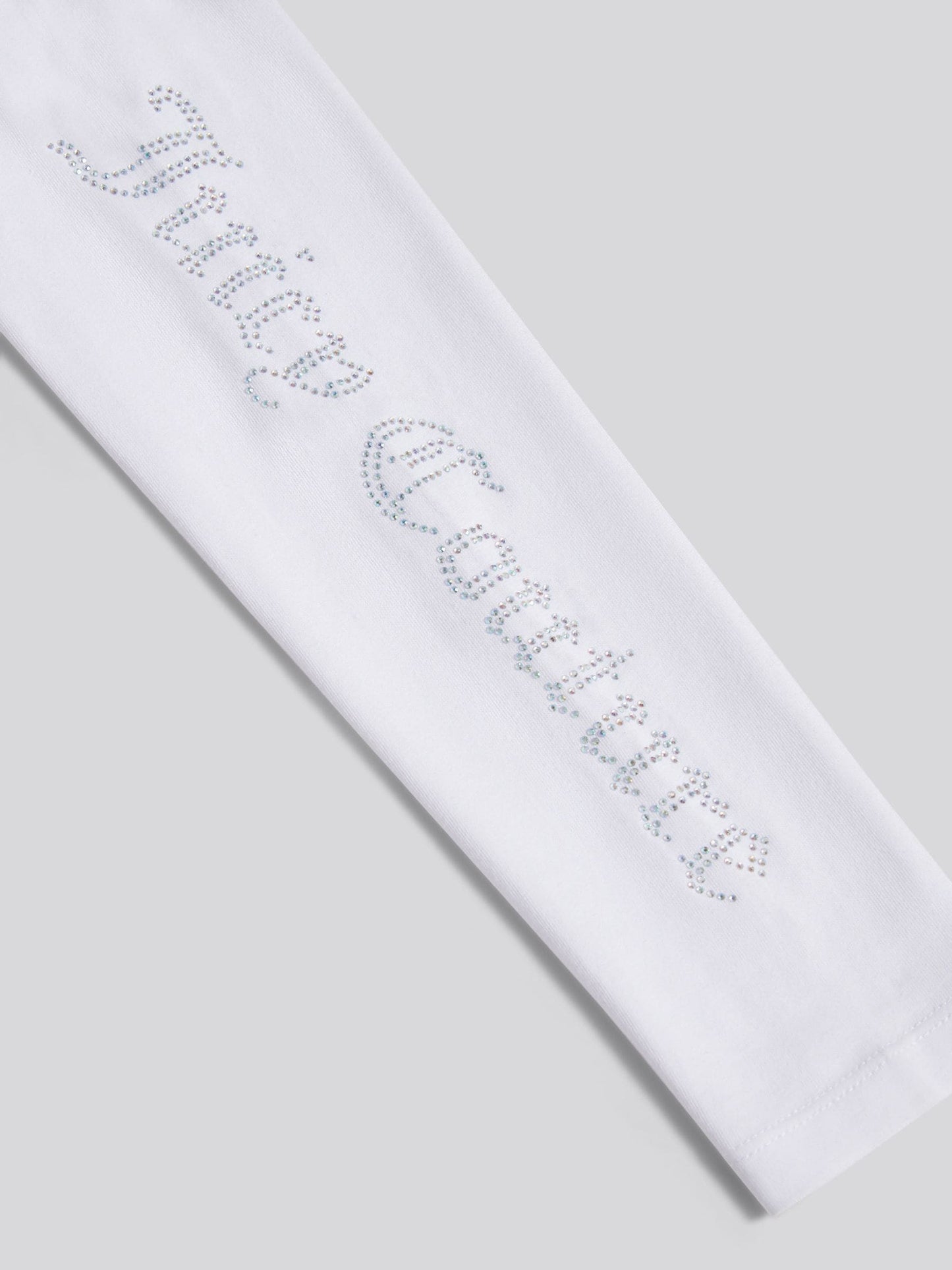 Dsiney Kidz - Juicy Couture White Baby Diamante Arm Long Sleeve T-Shirt image 4