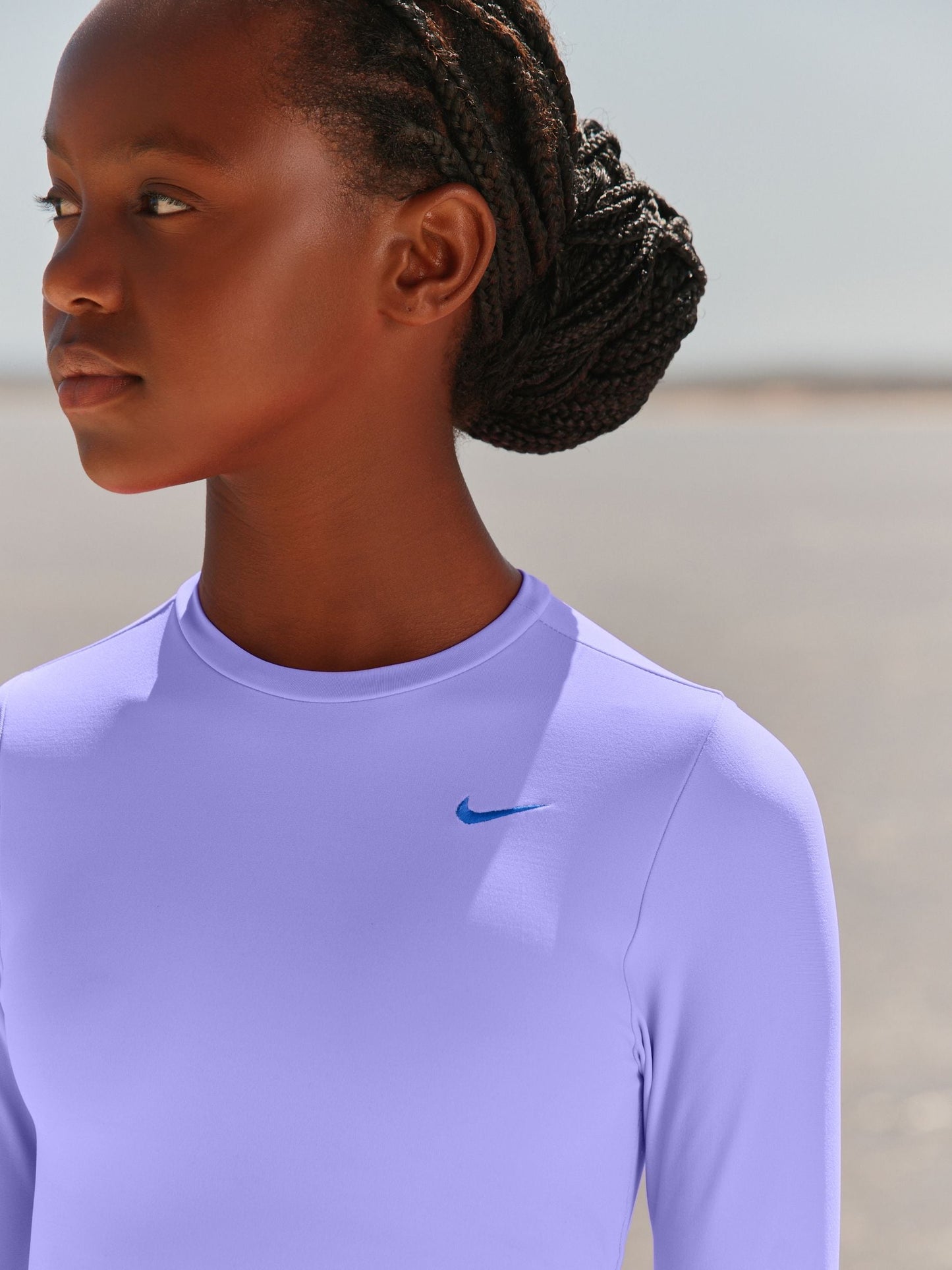 Dsiney Kidz - Nike Purple Colour Block Long Sleeve Bikini Set image 4