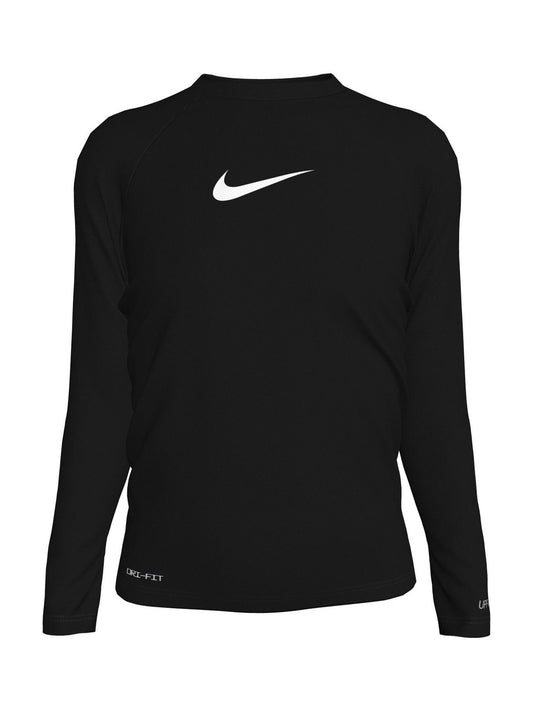 Dsiney Kidz - Nike Black Sun Safe Essentials Long Sleeve Rash Vest image 1