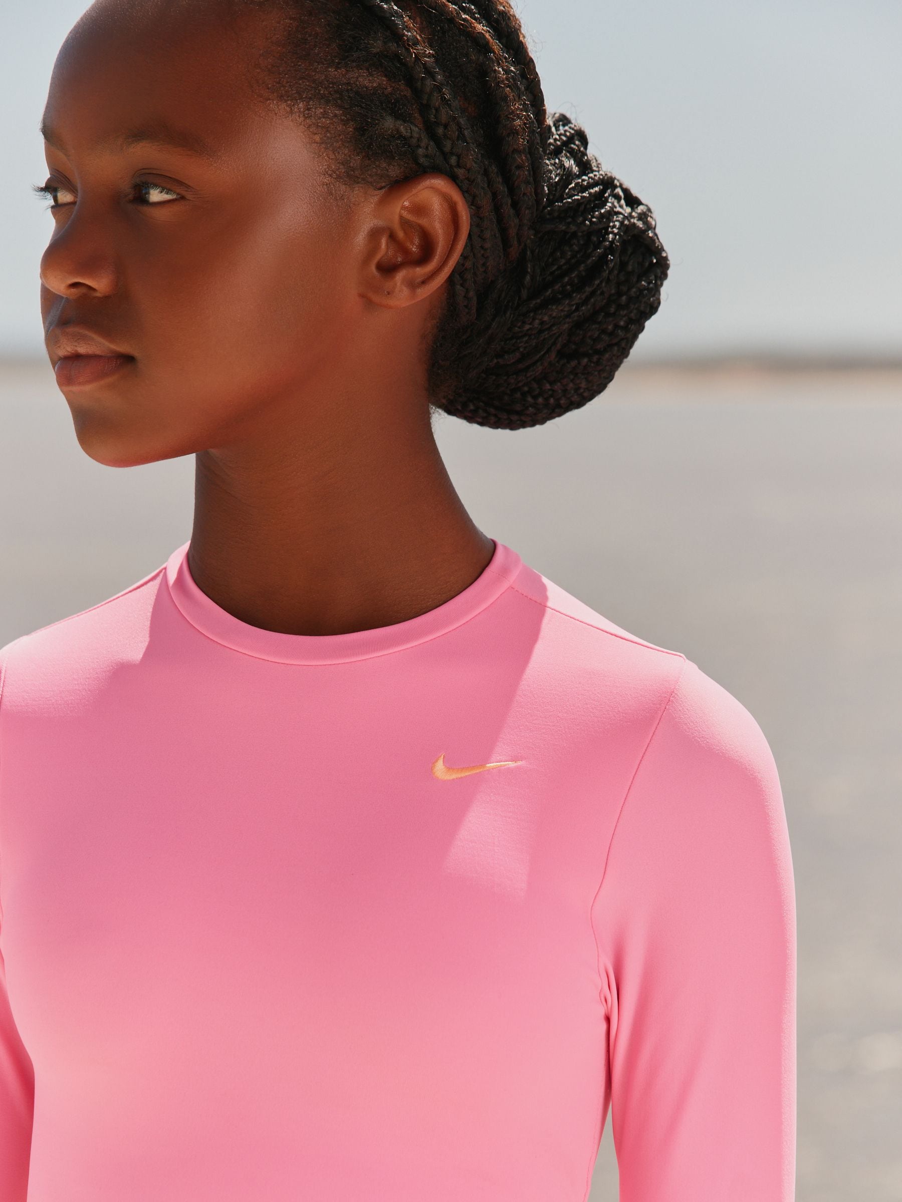 Dsiney Kidz - Nike Pink Colour Block Long Sleeve Bikini Set image 4
