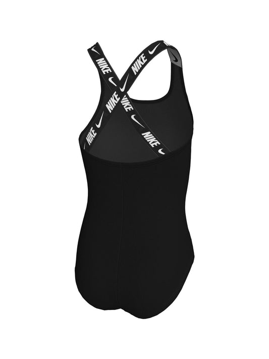 Dsiney Kidz - Nike Black Logo Tape Crossback One Piece Swimsuit image 2