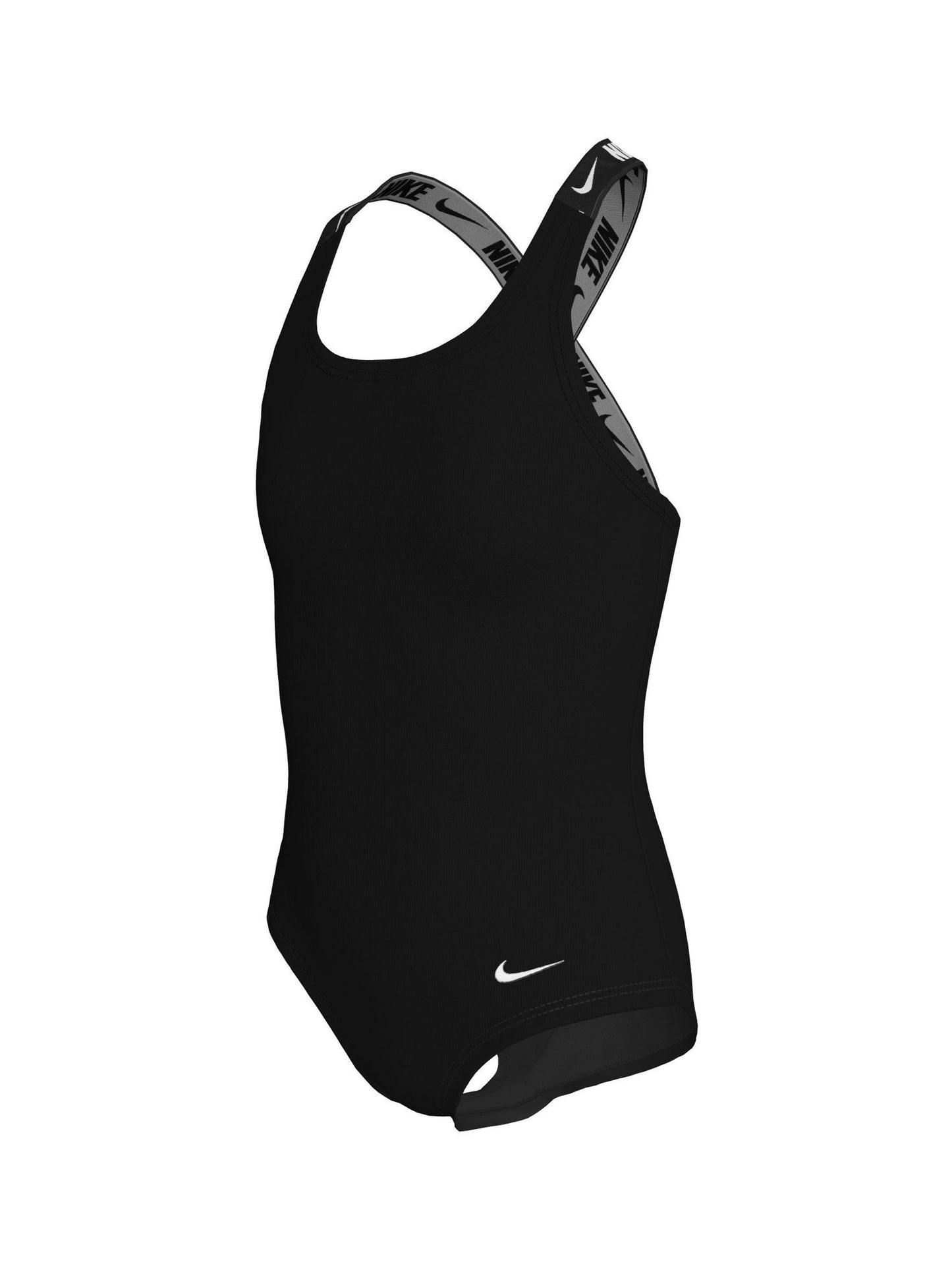 Dsiney Kidz - Nike Black Logo Tape Crossback One Piece Swimsuit image 3