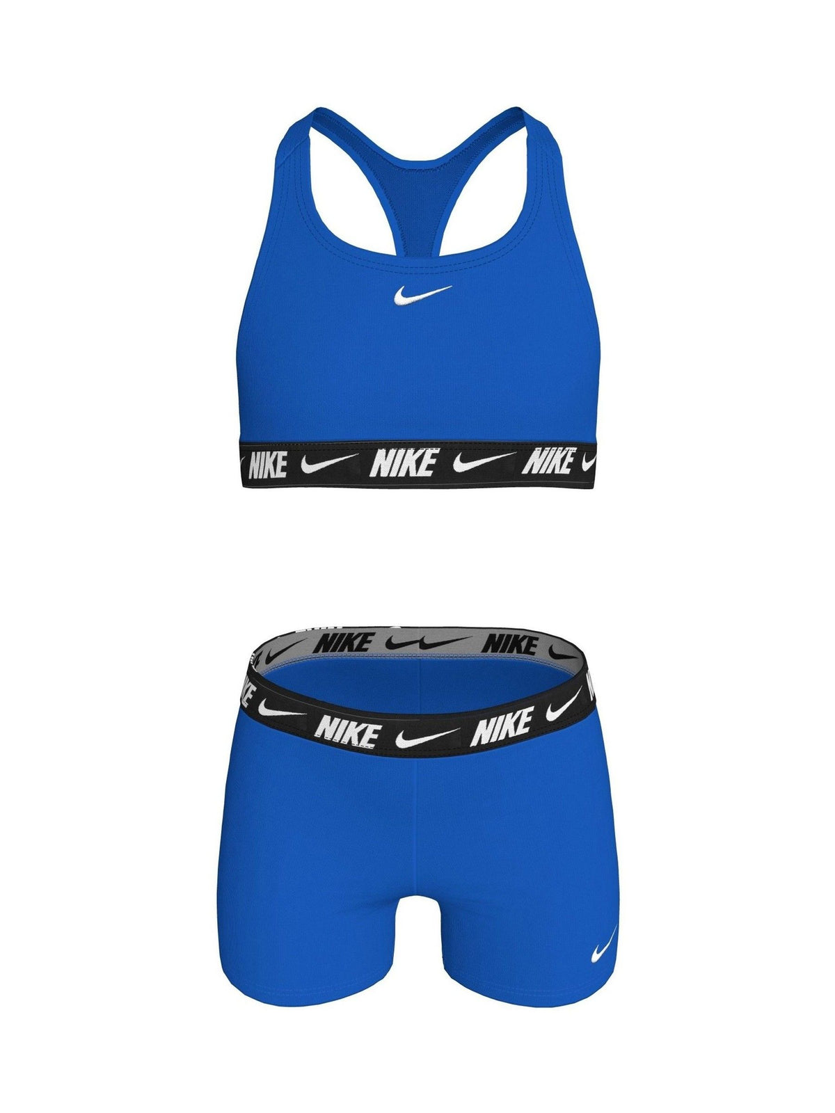 Dsiney Kidz - Nike Blue Logo Tape Racerback Bikini Shorts Set image 4
