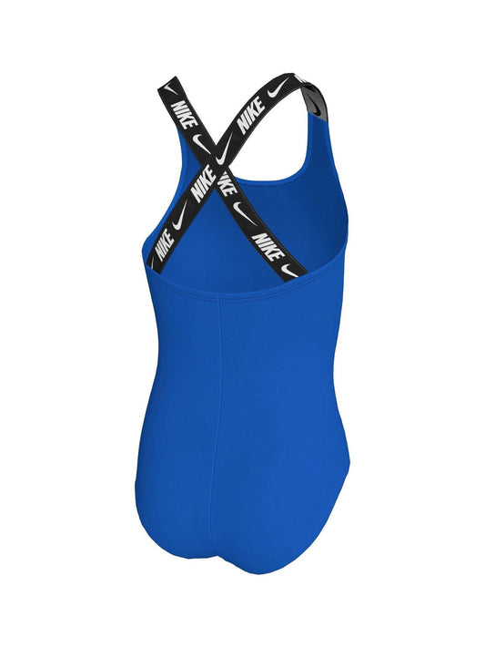Dsiney Kidz - Nike Blue Logo Tape Crossback One Piece Swimsuit image 2