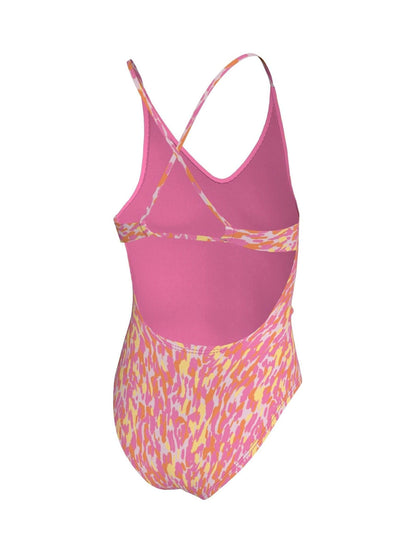 Dsiney Kidz - Nike Pink Animal Print Lace Up One Piece Swimsuit image 2