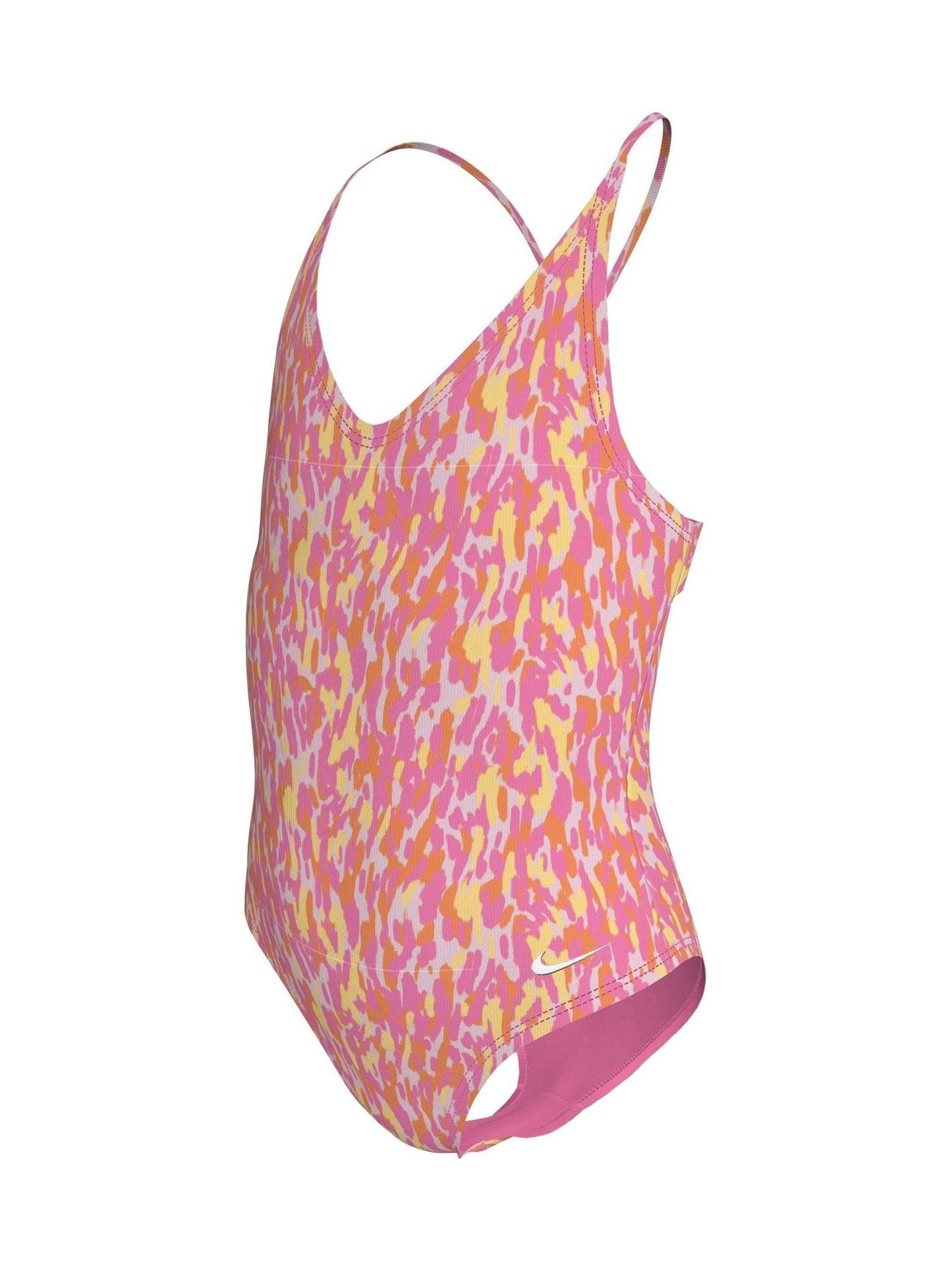 Dsiney Kidz - Nike Pink Animal Print Lace Up One Piece Swimsuit image 3