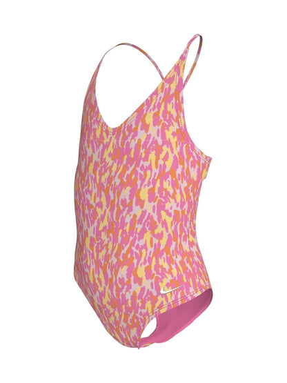 Dsiney Kidz - Nike Pink Animal Print Lace Up One Piece Swimsuit image 3