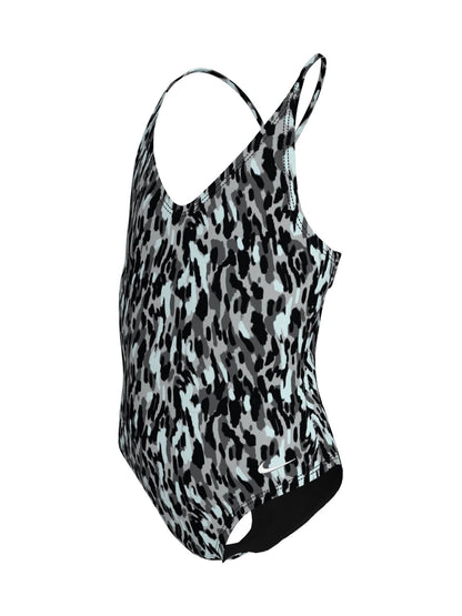 Dsiney Kidz - Nike Black Animal Print Lace Up One Piece Swimsuit image 3
