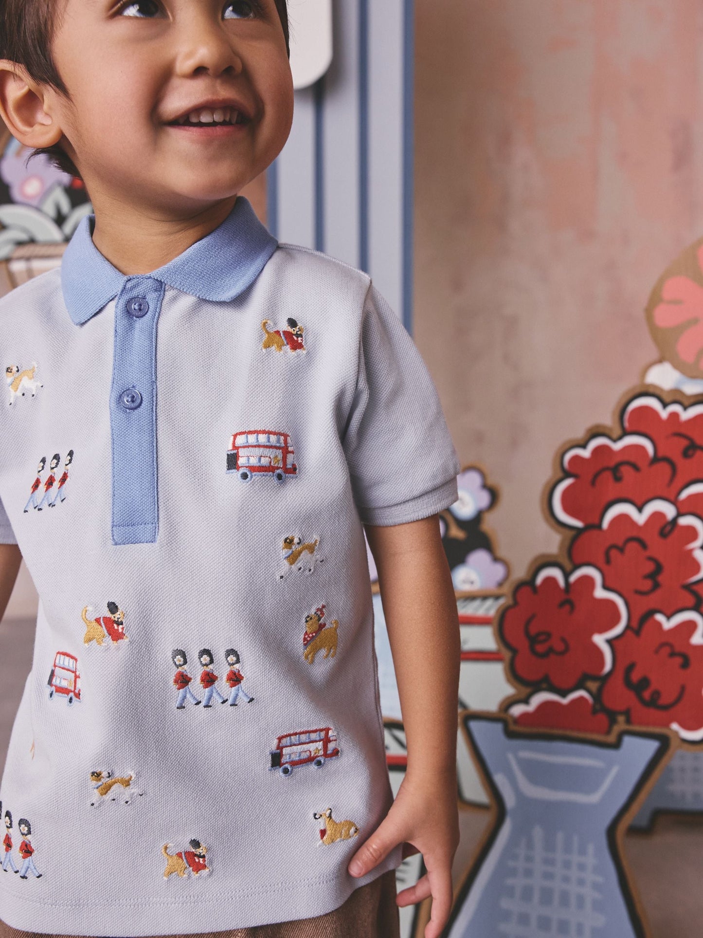 Dsiney Kidz - Blue London Embroideries Cath Kidston Polo Shirt (3mths-7yrs) image 5