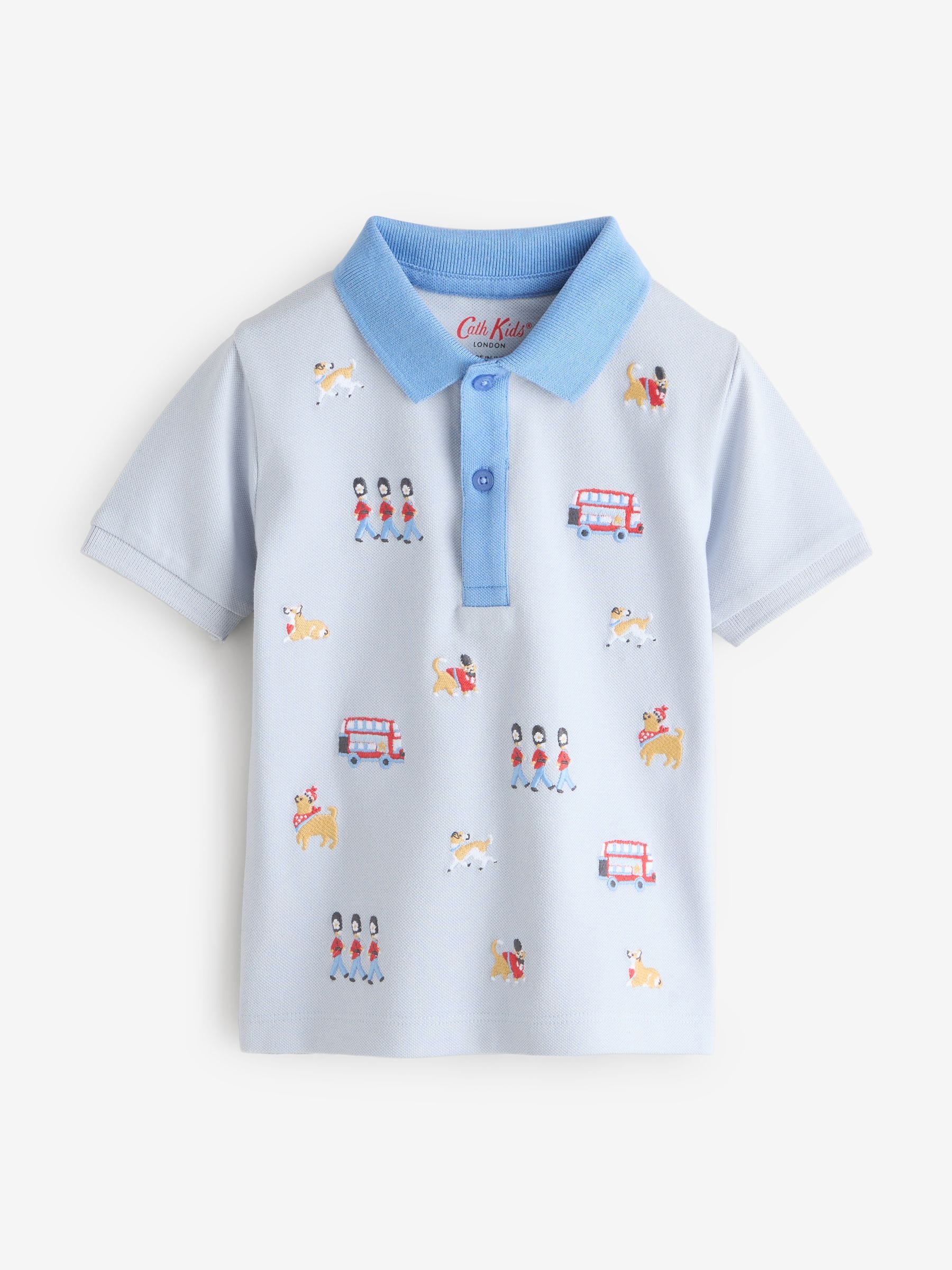 Dsiney Kidz - Blue London Embroideries Cath Kidston Polo Shirt (3mths-7yrs) image 6
