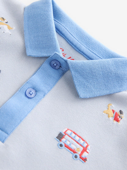 Dsiney Kidz - Blue London Embroideries Cath Kidston Polo Shirt (3mths-7yrs) image 8