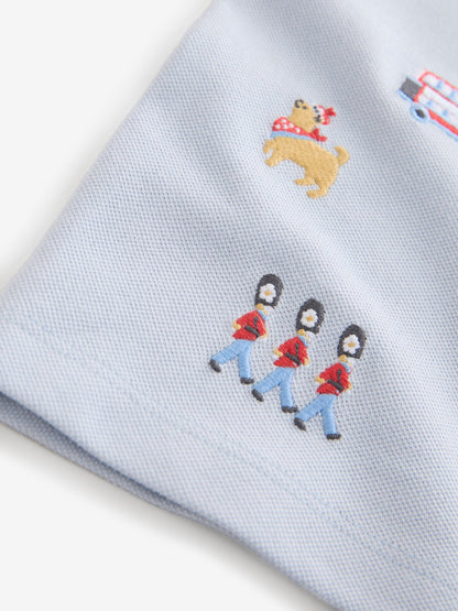 Dsiney Kidz - Blue London Embroideries Cath Kidston Polo Shirt (3mths-7yrs) image 9