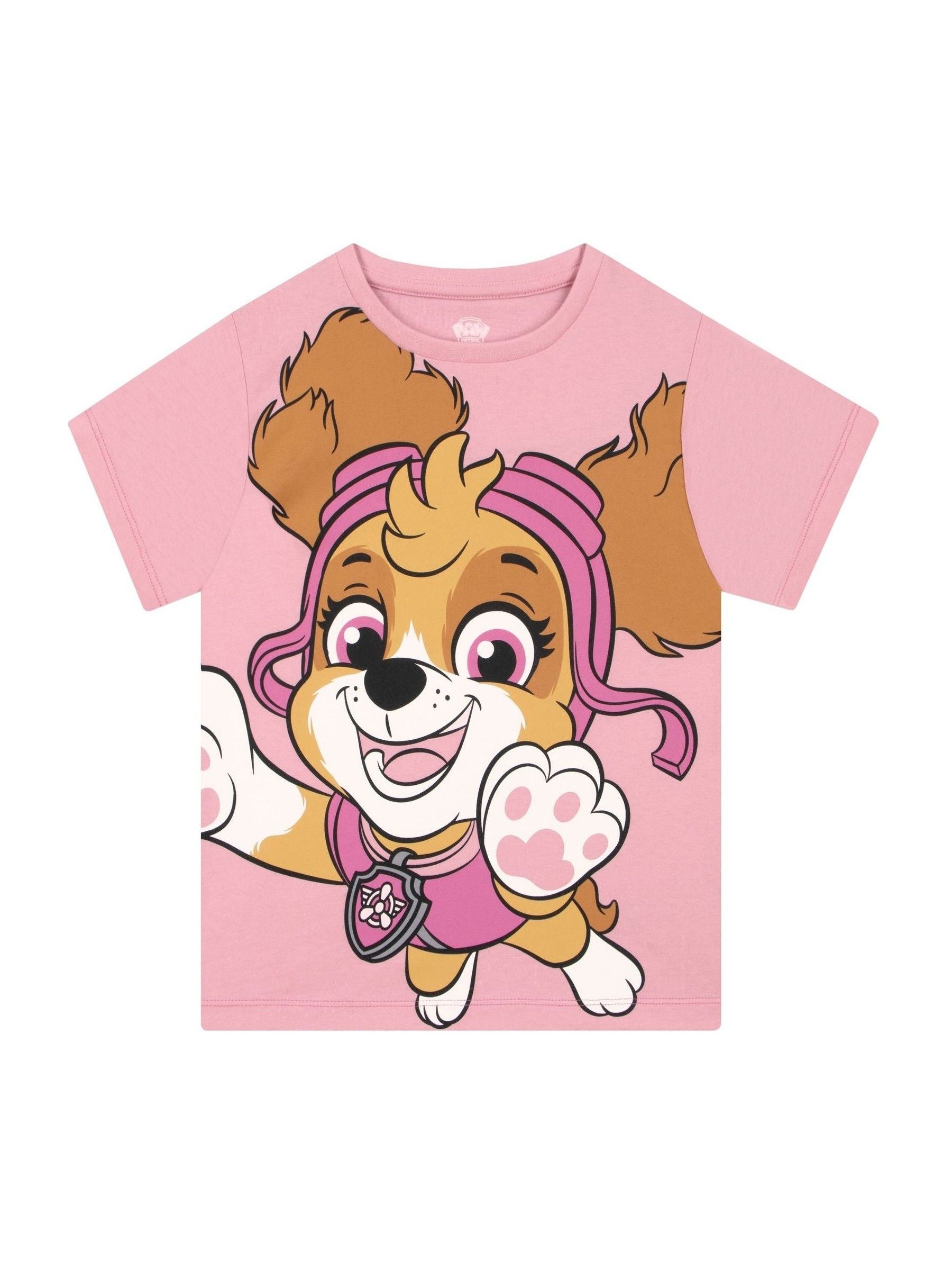 Dsiney Kidz - Character Pink Girls PAW Patrol T-Shirts 2 Pack image 4